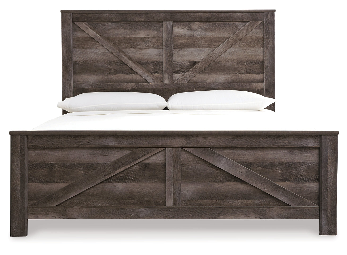 Wynnlow Grey Crossbuck Panel Bedroom Set