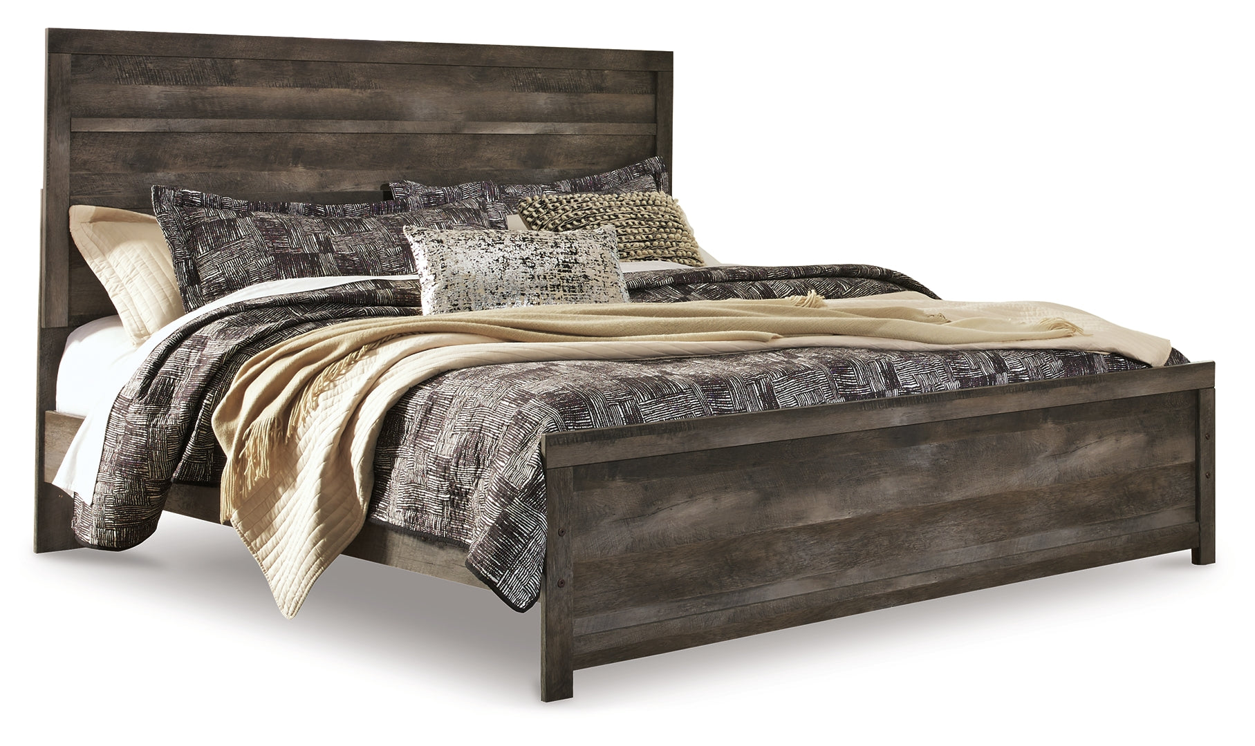 Wynnlow Grey Crossbuck Panel Bedroom Set