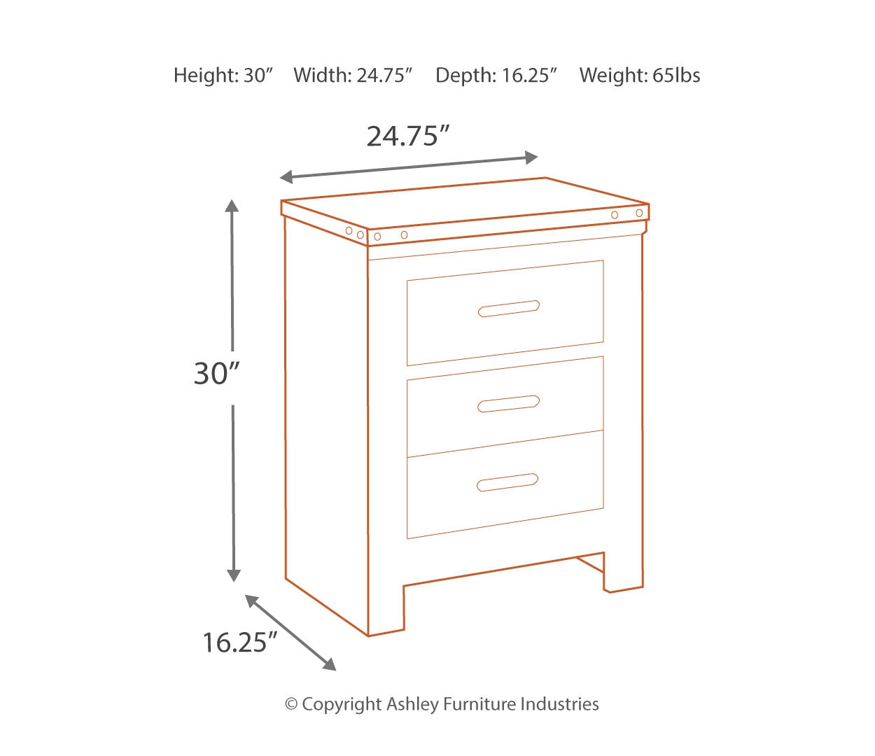 Trinell Brown Panel Bedroom Set