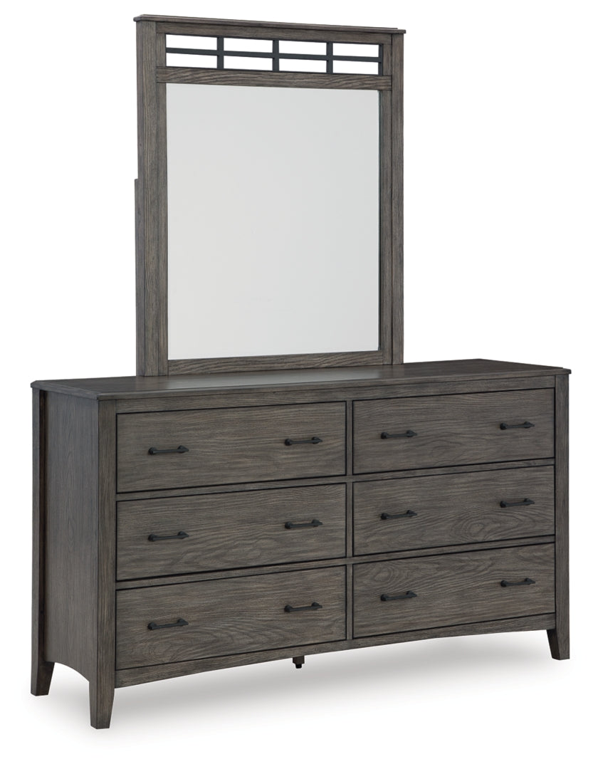 Montillan Grey Panel Bedroom Set