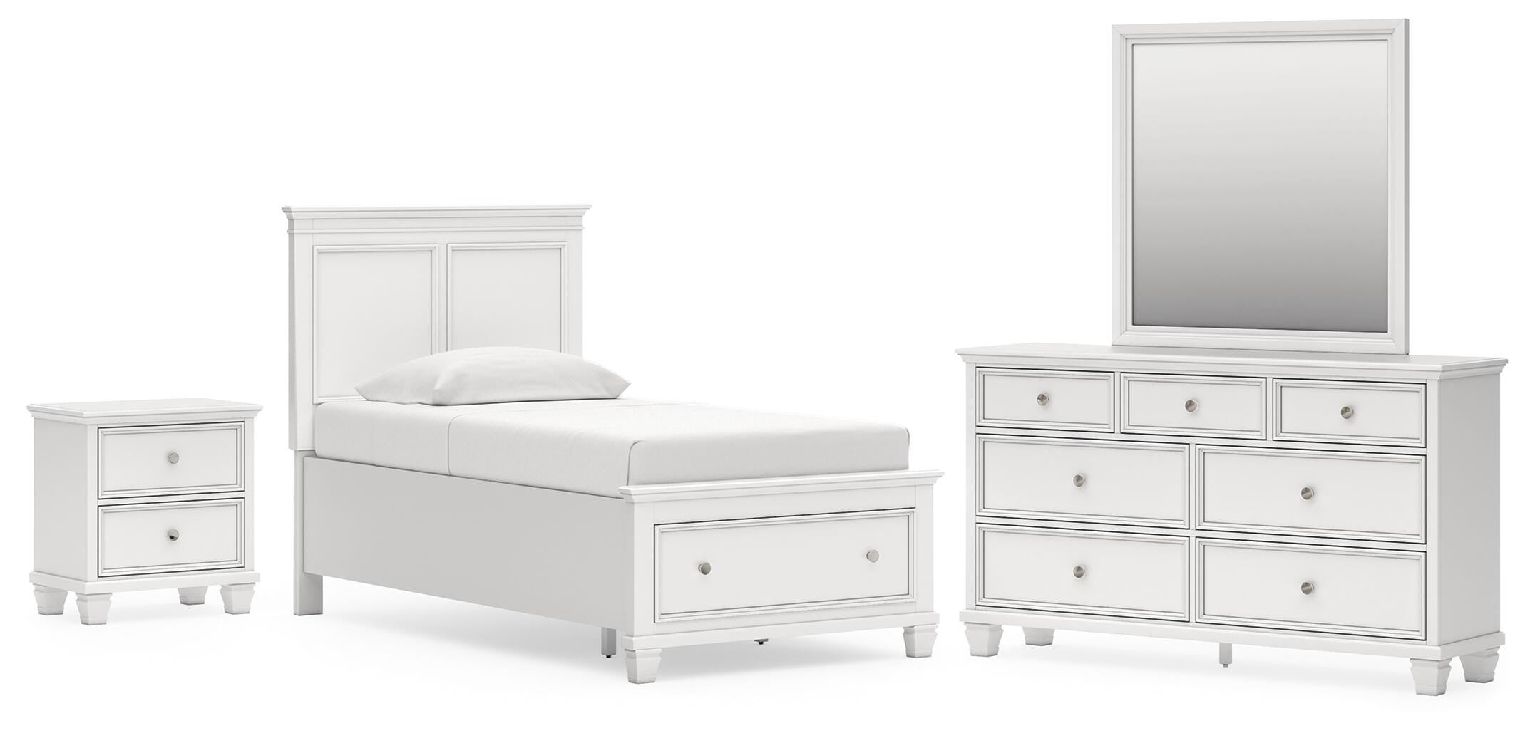 Fortman Panel Storage Bed Bedroom Set