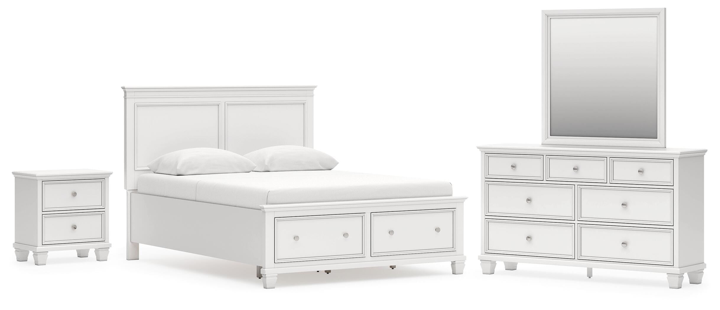 Fortman Panel Storage Bed Bedroom Set