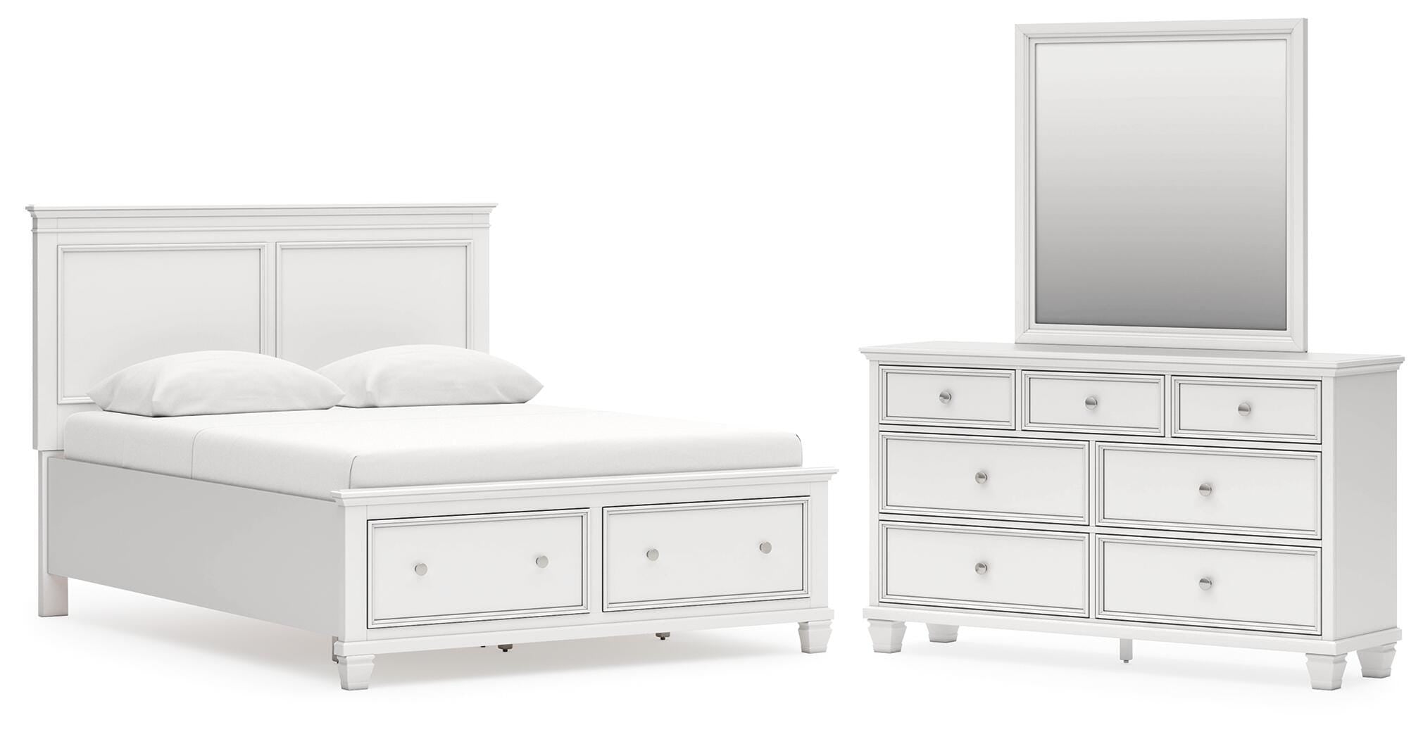 Fortman Panel Storage Bed Bedroom Set