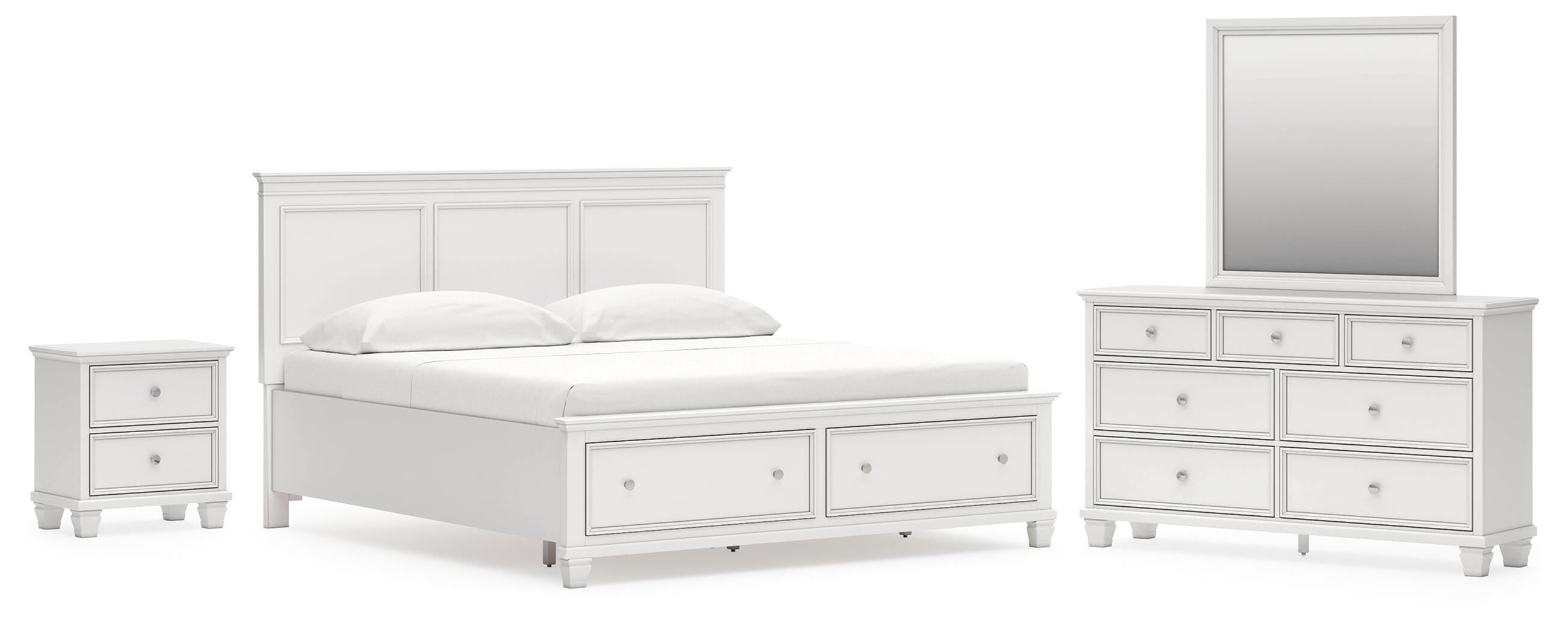 Fortman Panel Storage Bed Bedroom Set