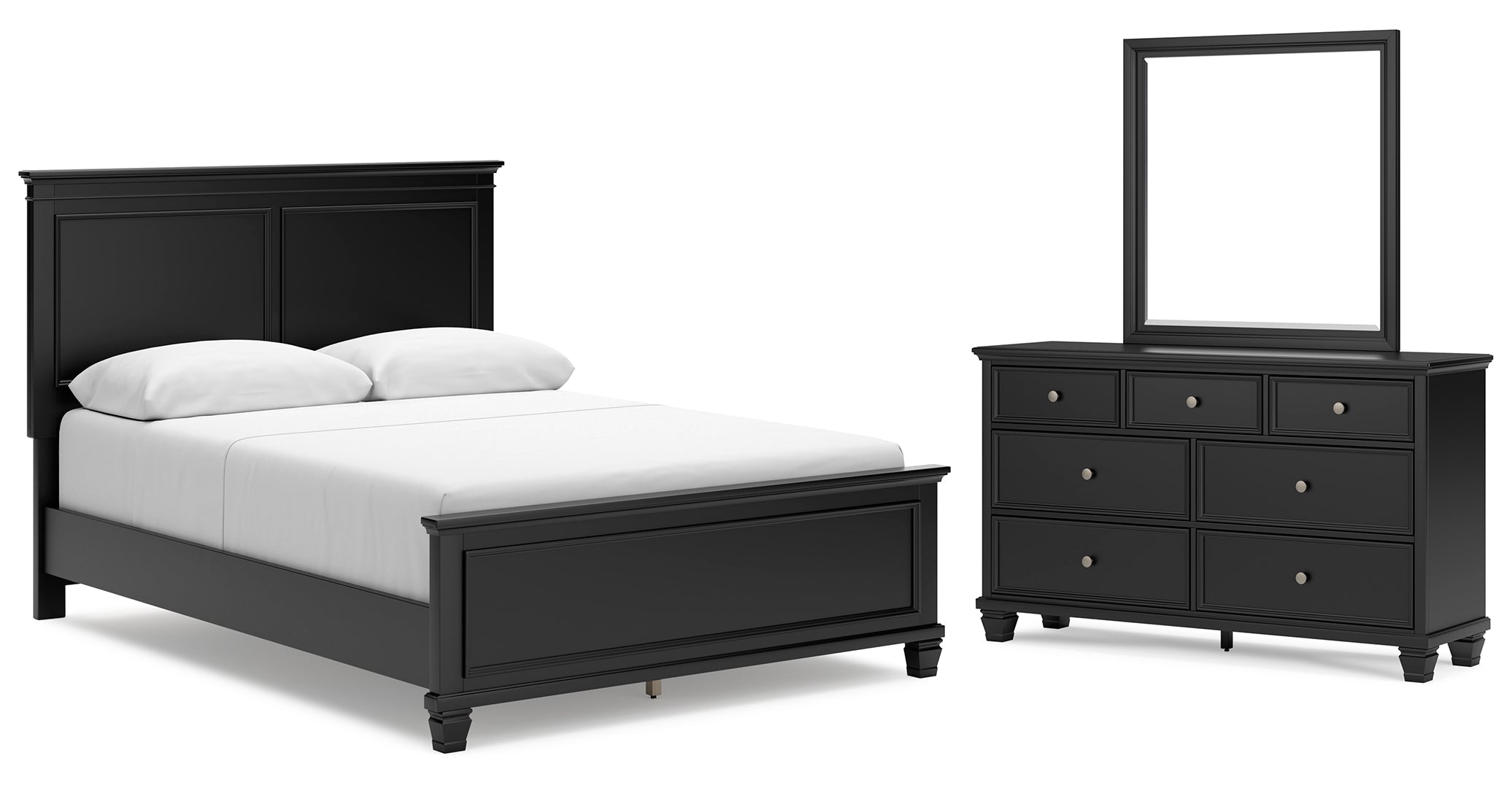 Lanolee Grey Panel Bedroom Set