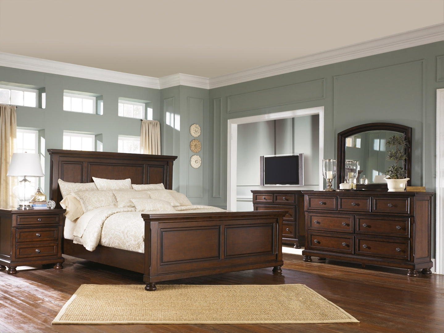 Porter Brown Panel Bedroom Set