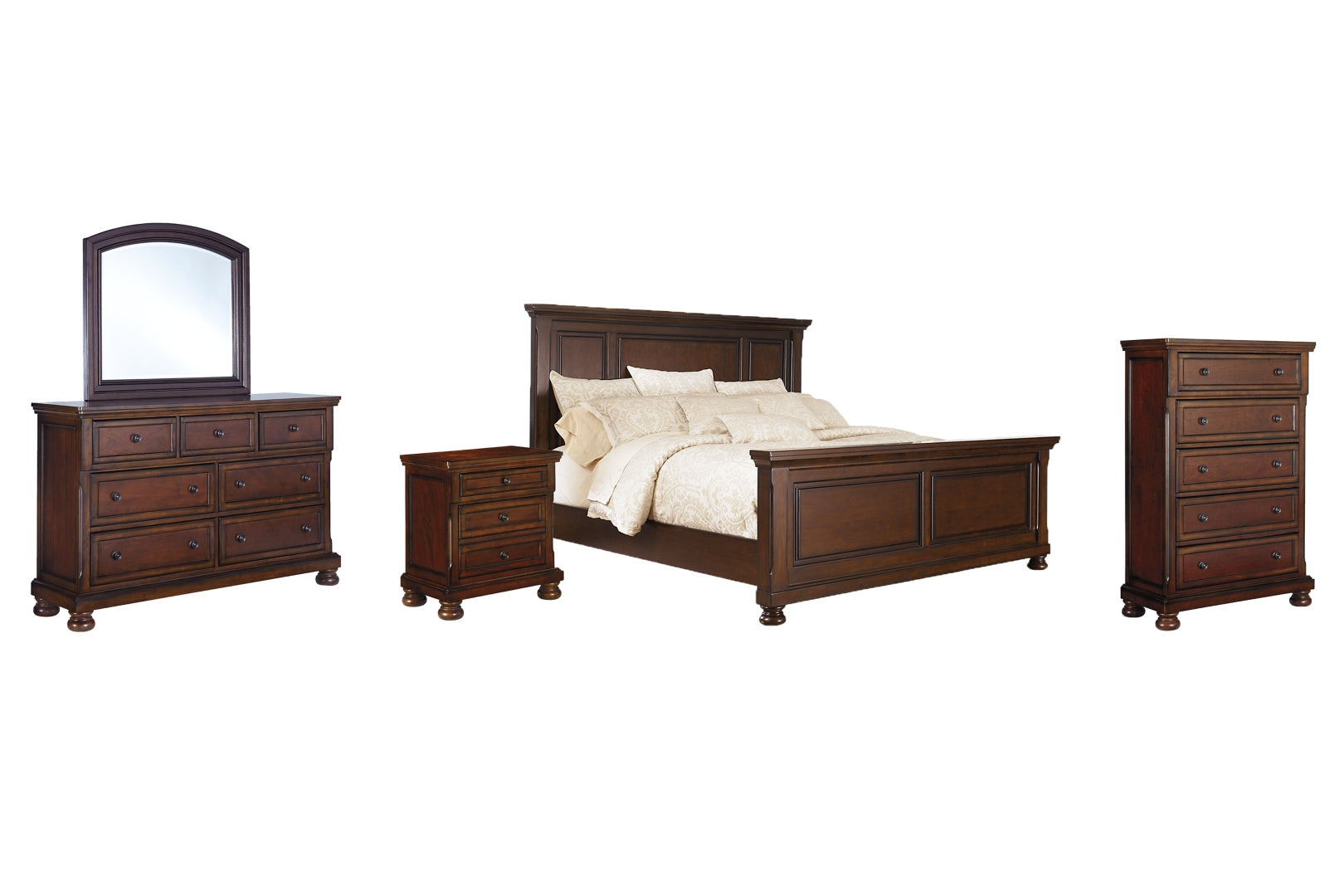 Porter Brown Panel Bedroom Set