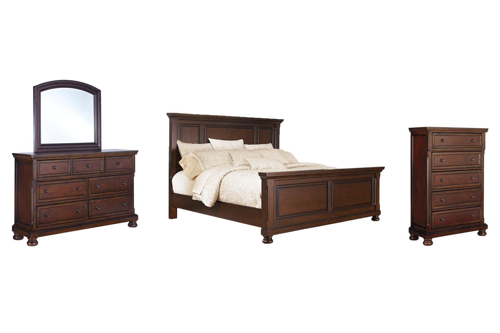 Porter Brown Panel Bedroom Set