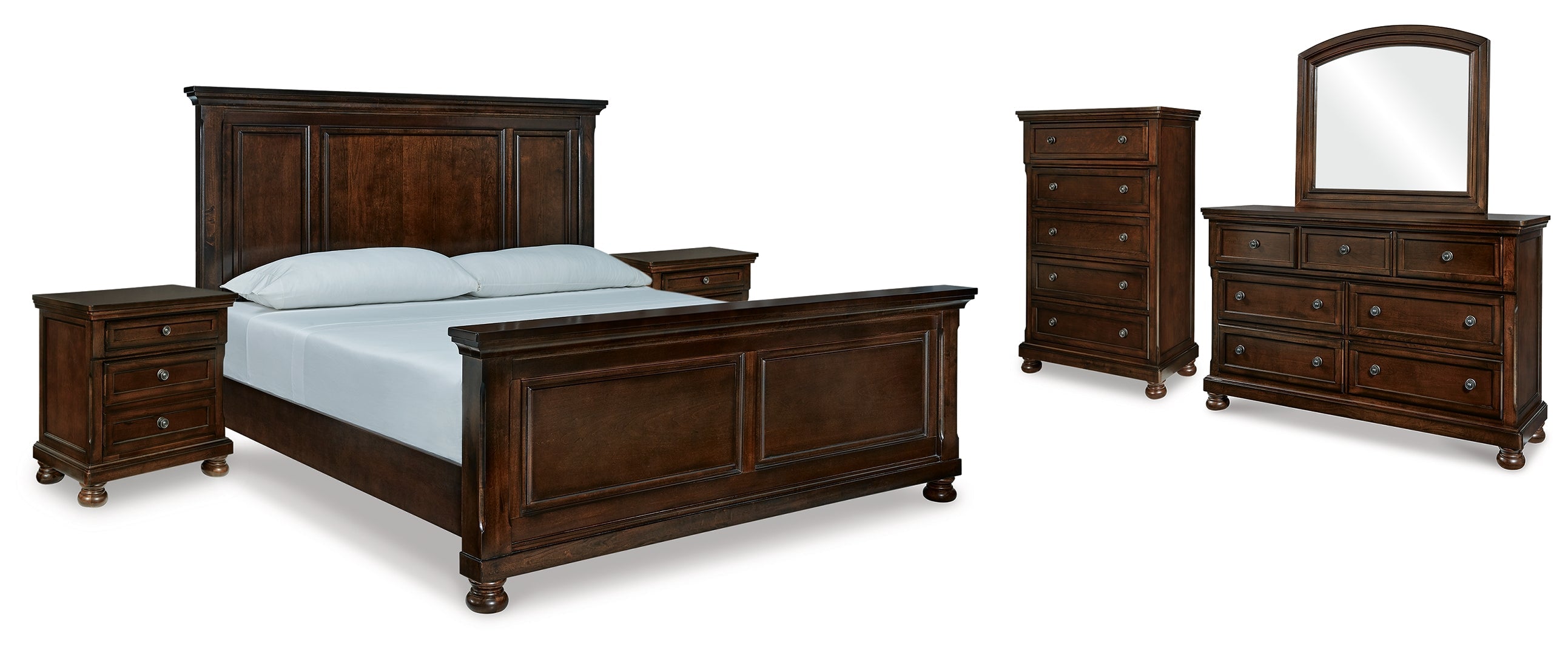 Porter Brown Panel Bedroom Set