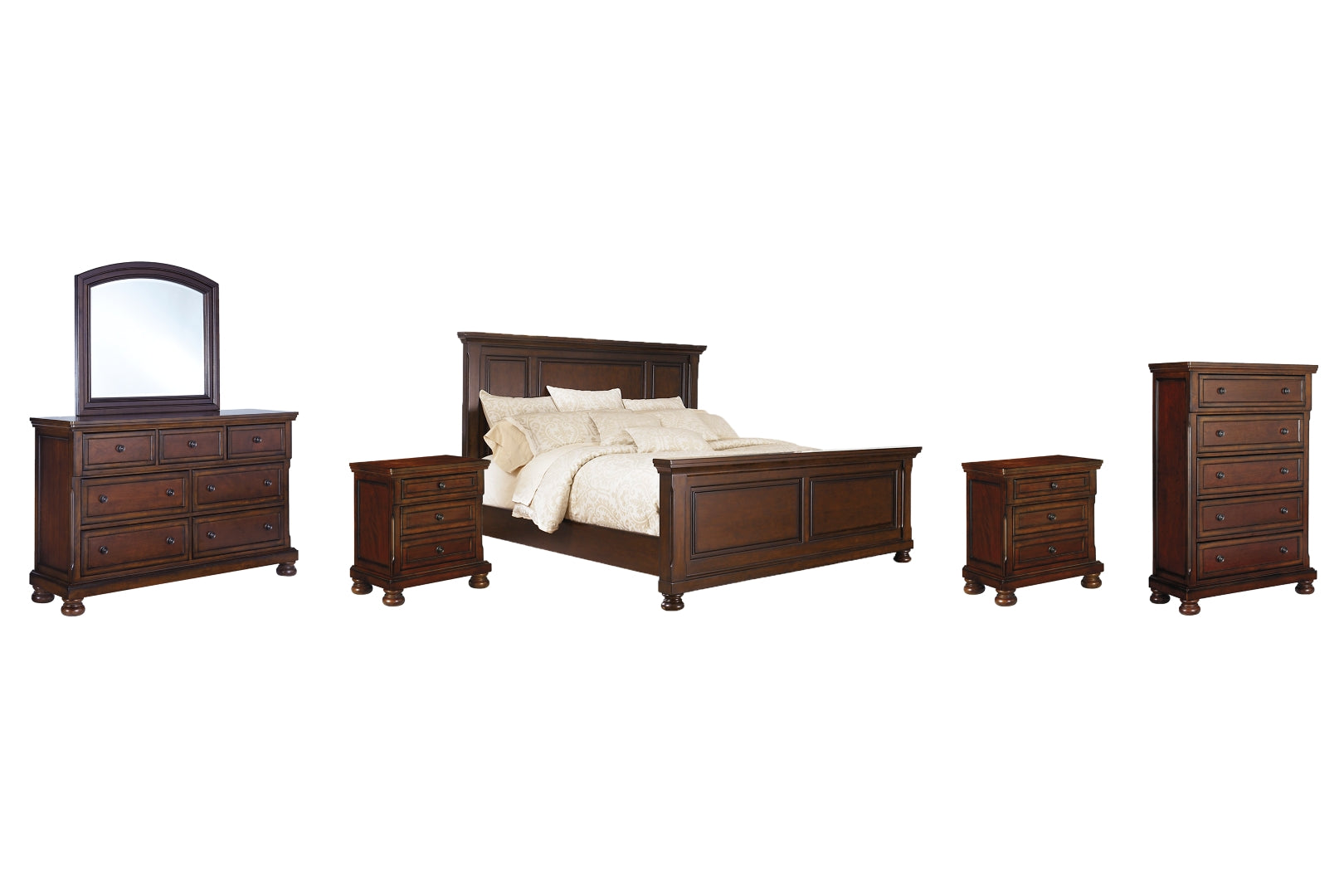 Porter Brown Panel Bedroom Set