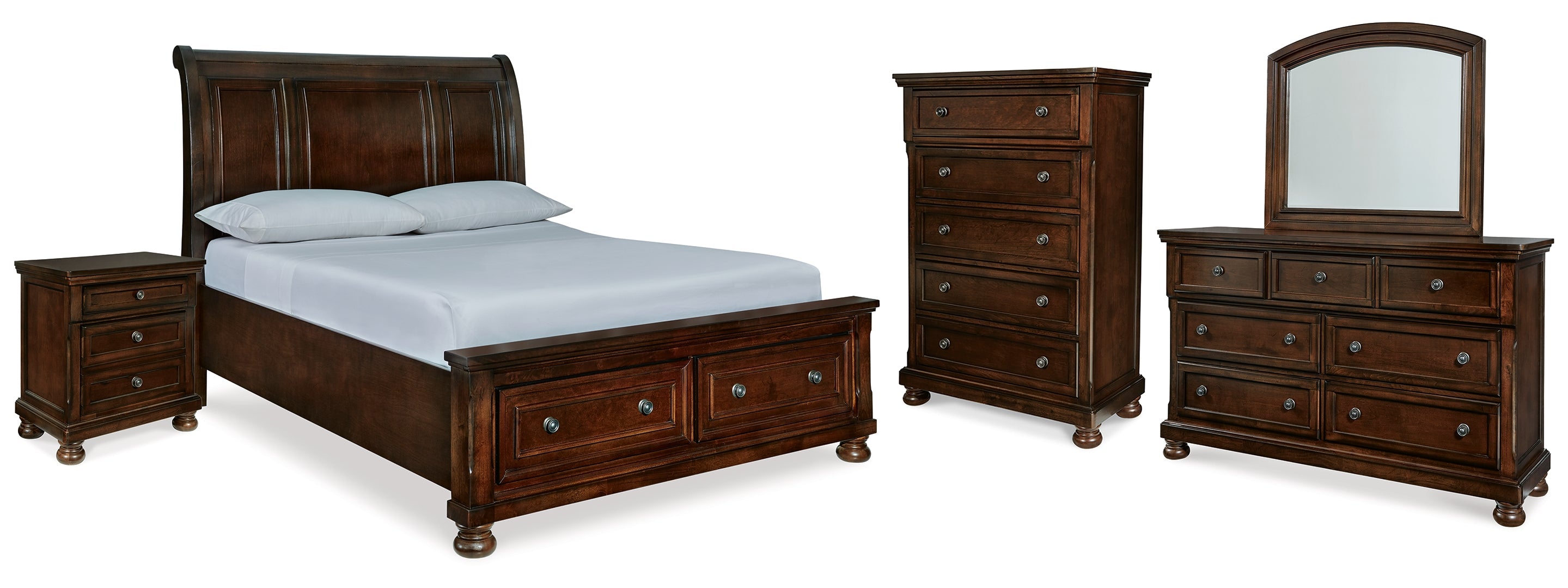 Porter Brown Panel Bedroom Set