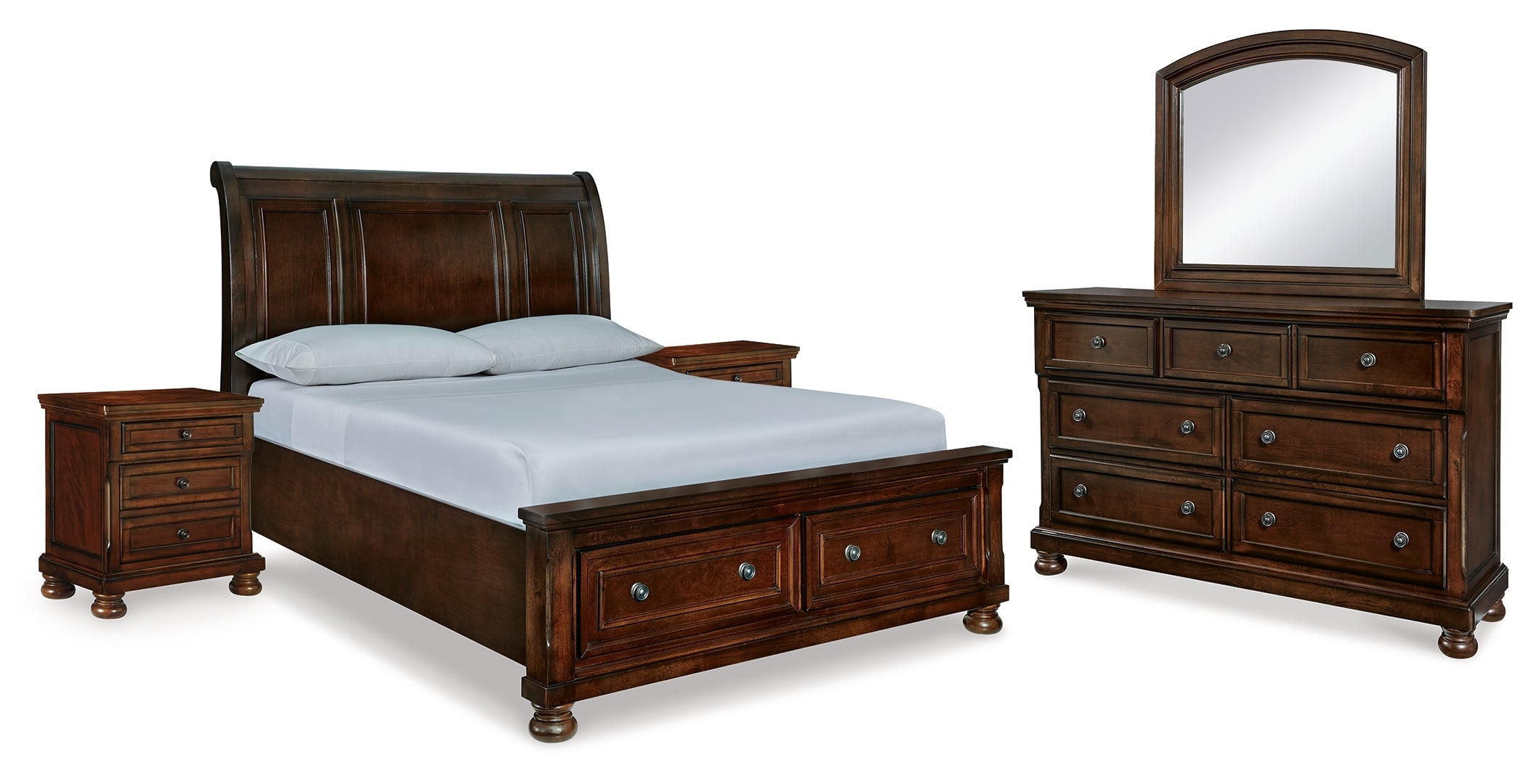 Porter Brown Panel Bedroom Set