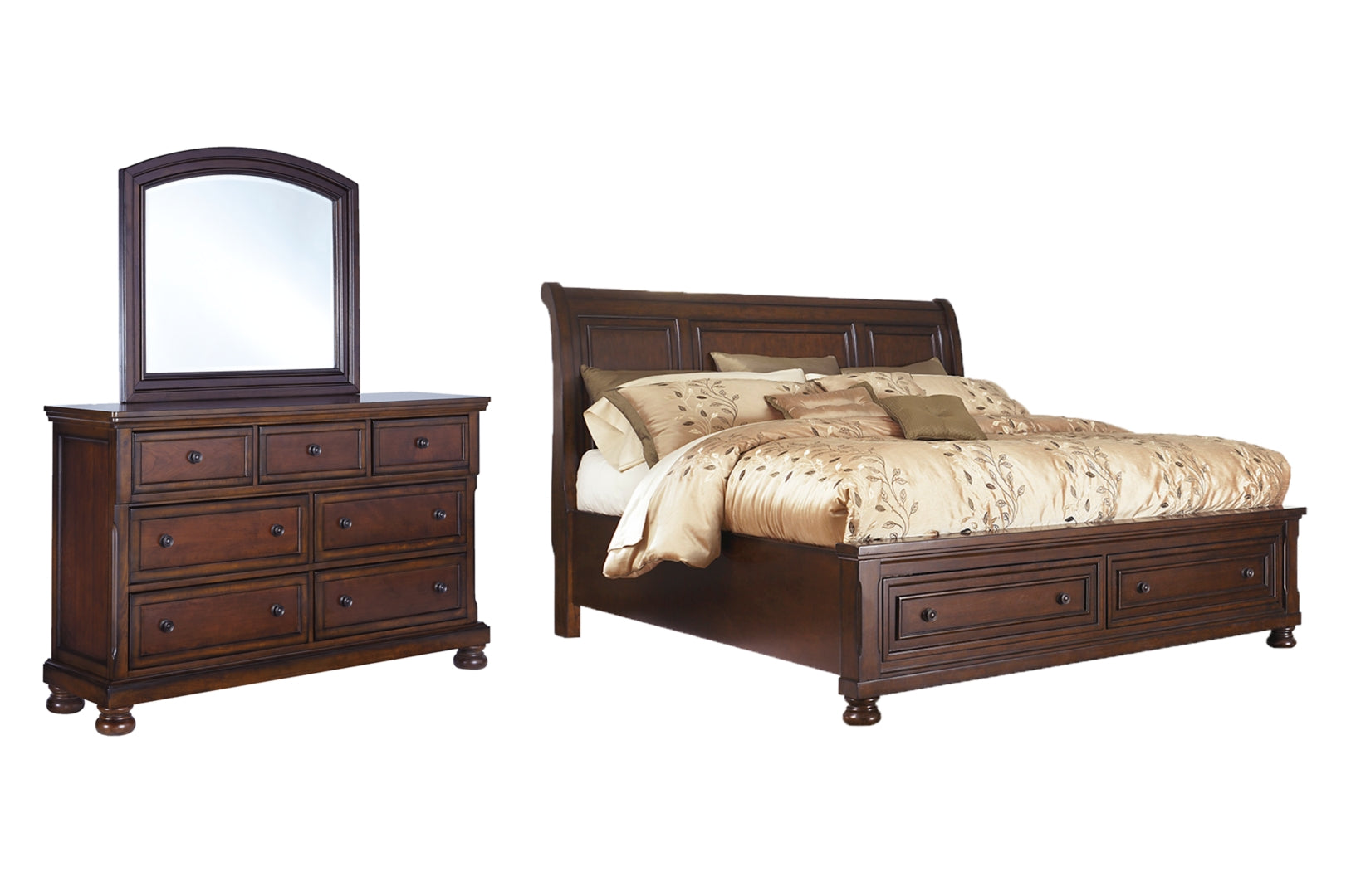 Porter Brown Panel Bedroom Set