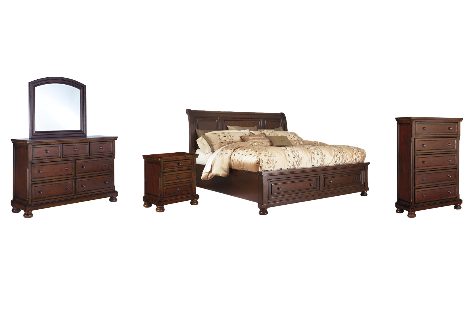 Porter Brown Panel Bedroom Set