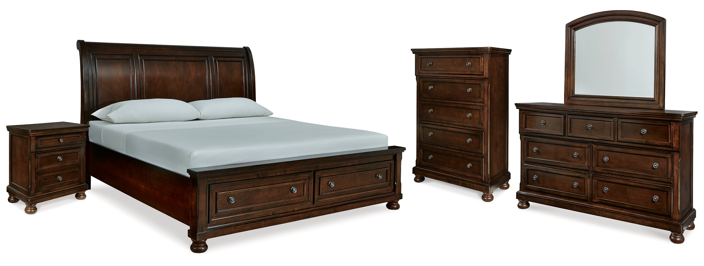 Porter Brown Panel Bedroom Set