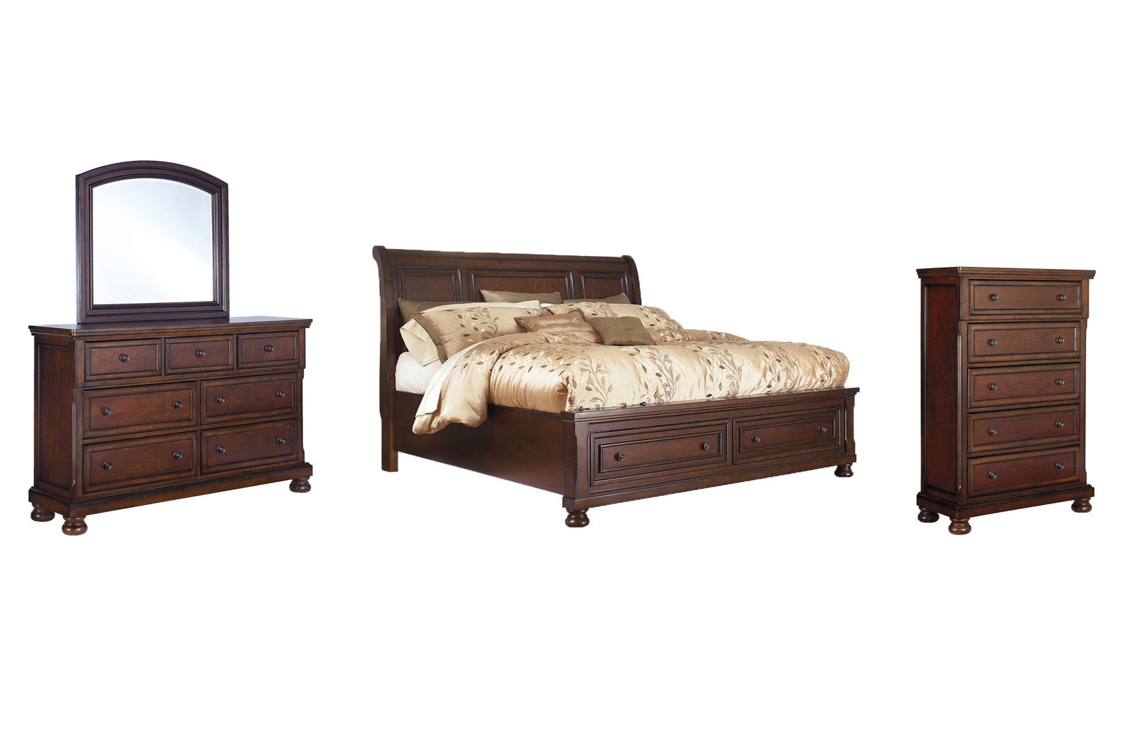 Porter Brown Panel Bedroom Set