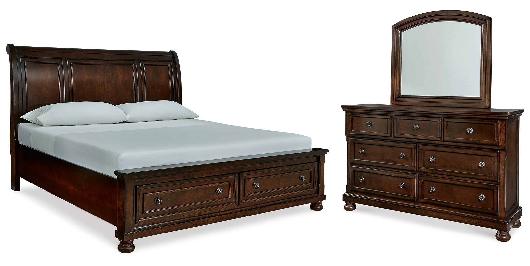 Porter Brown Panel Bedroom Set