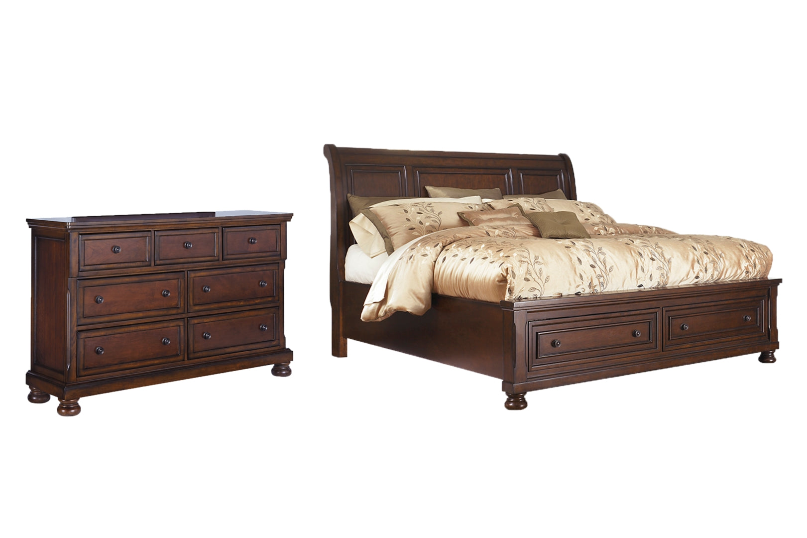 Porter Brown Panel Bedroom Set