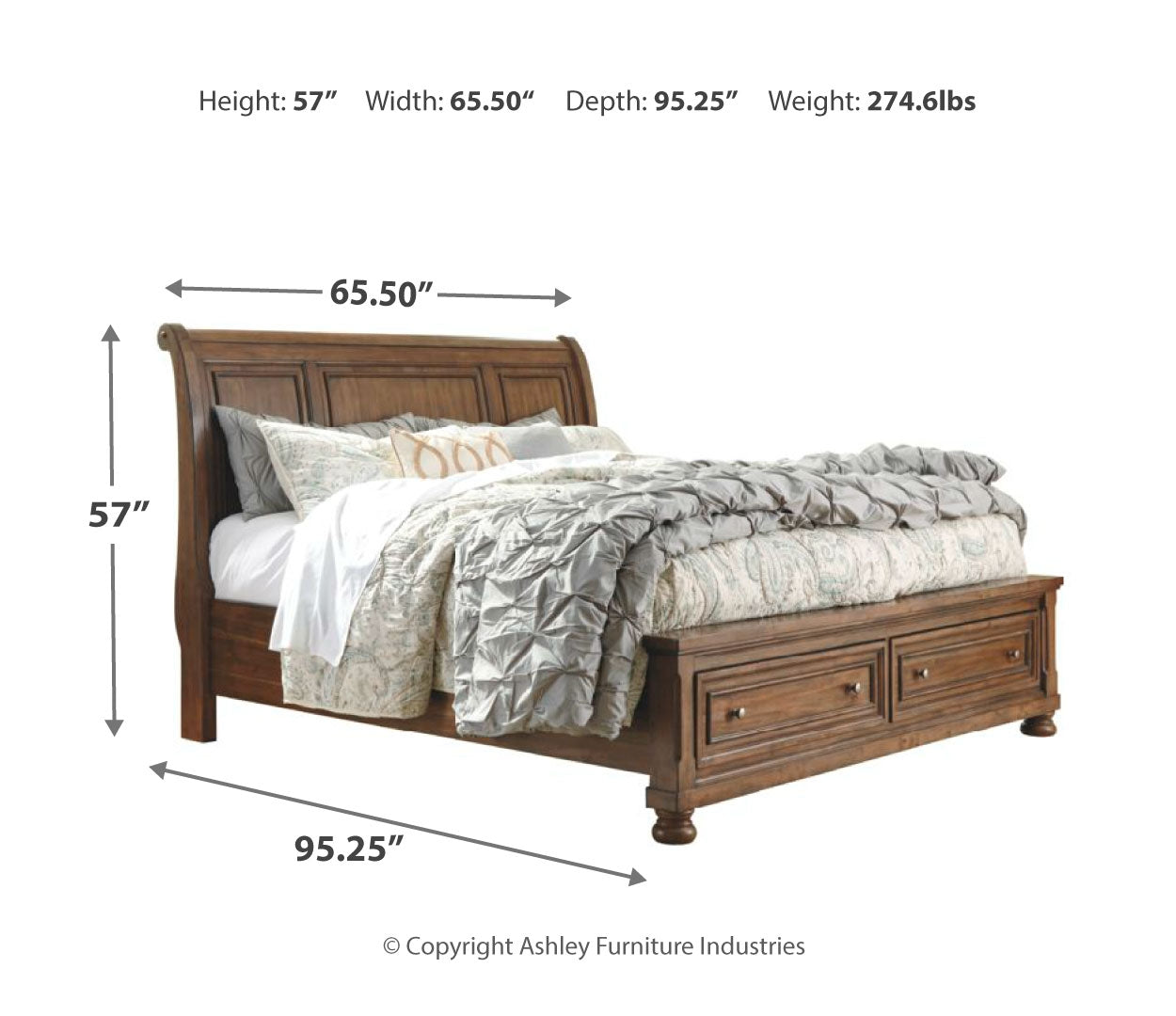 Flynnter Panel Bed