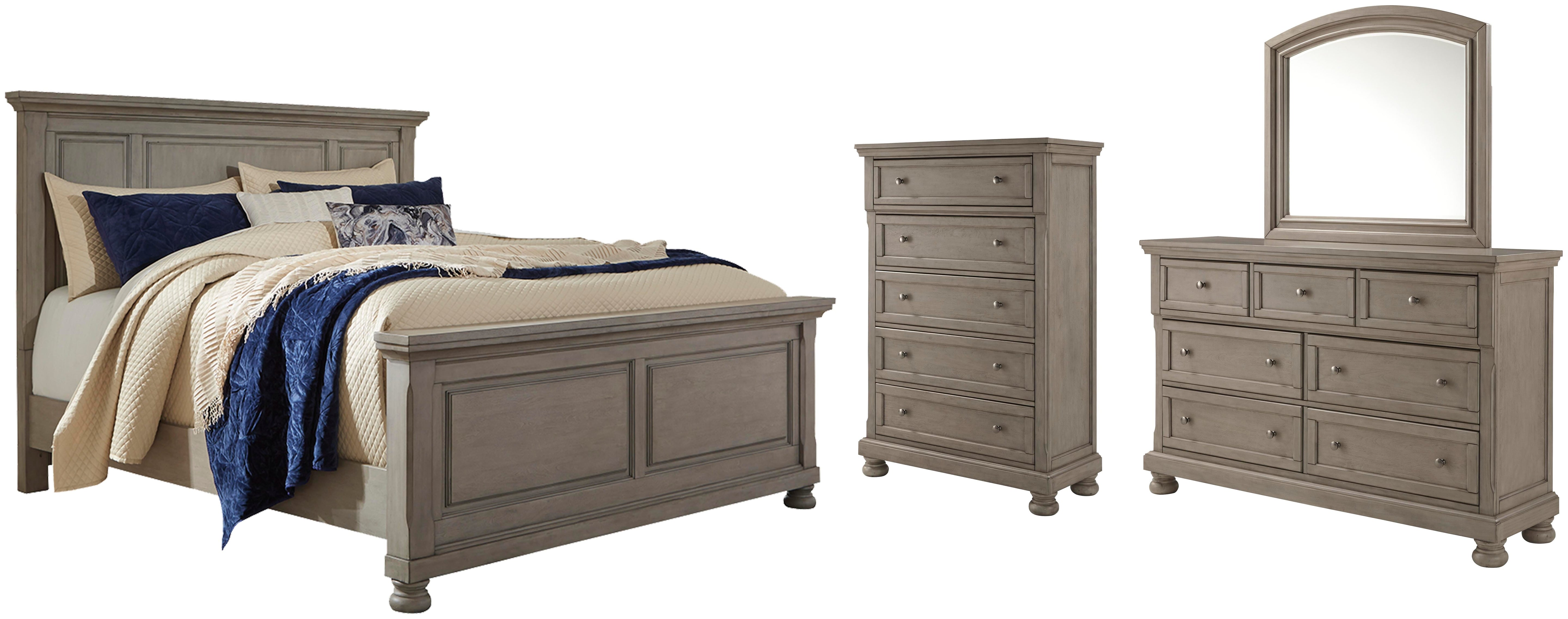 Lettner Panel Bed Bedroom Set