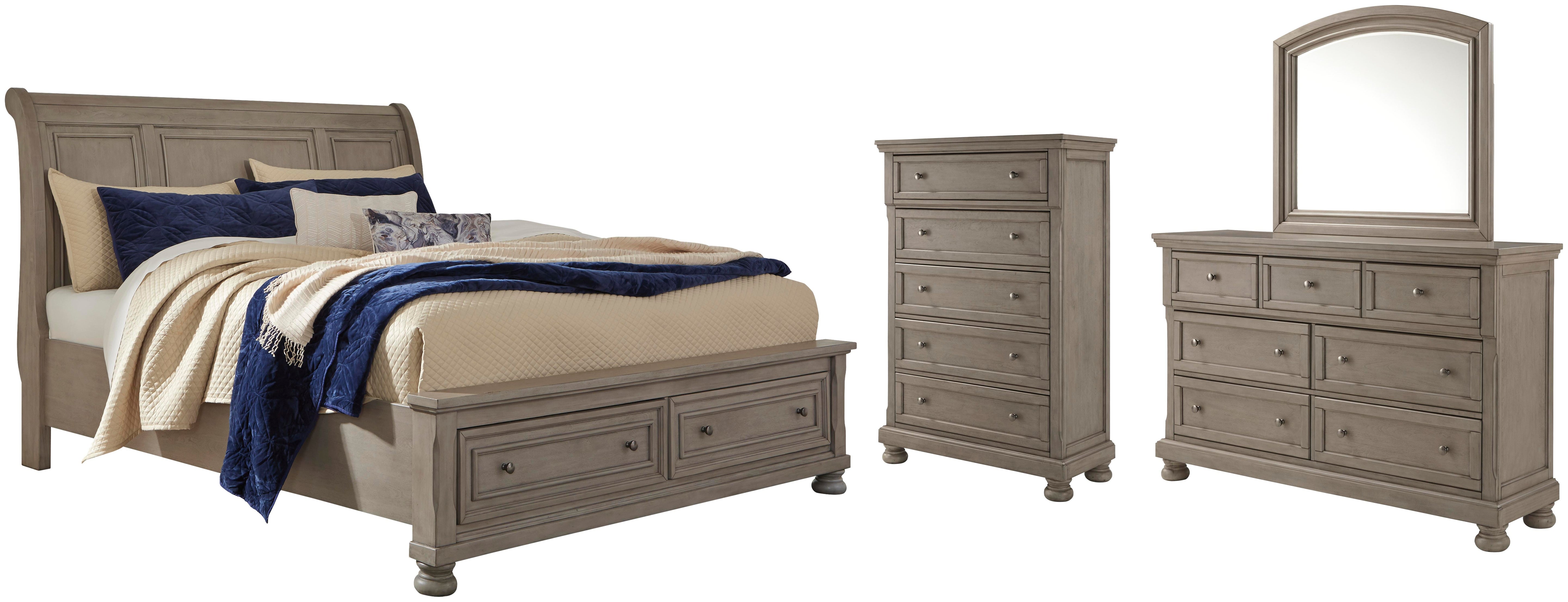 Lettner Sleigh Bed Bedroom Set