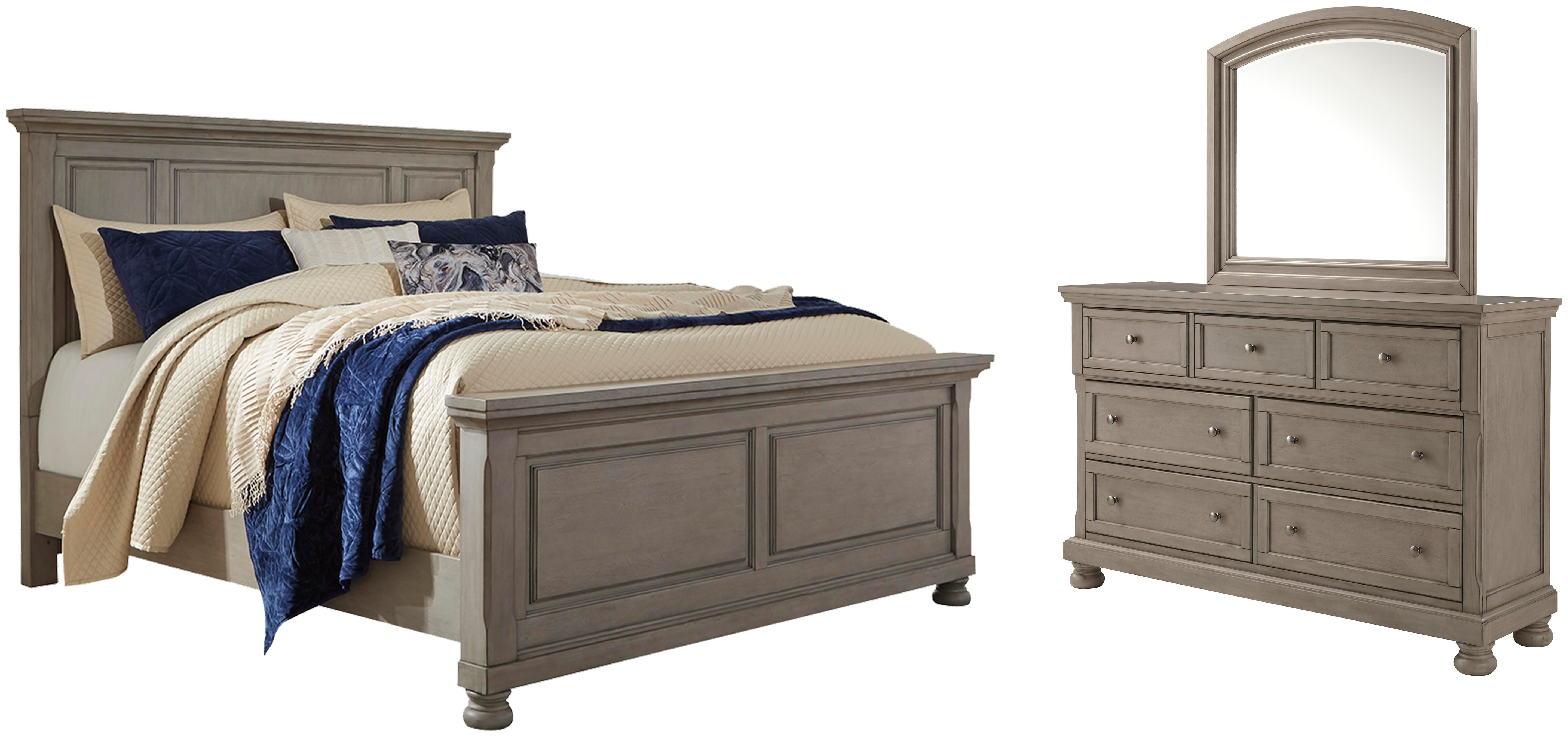 Lettner Panel Bed Bedroom Set