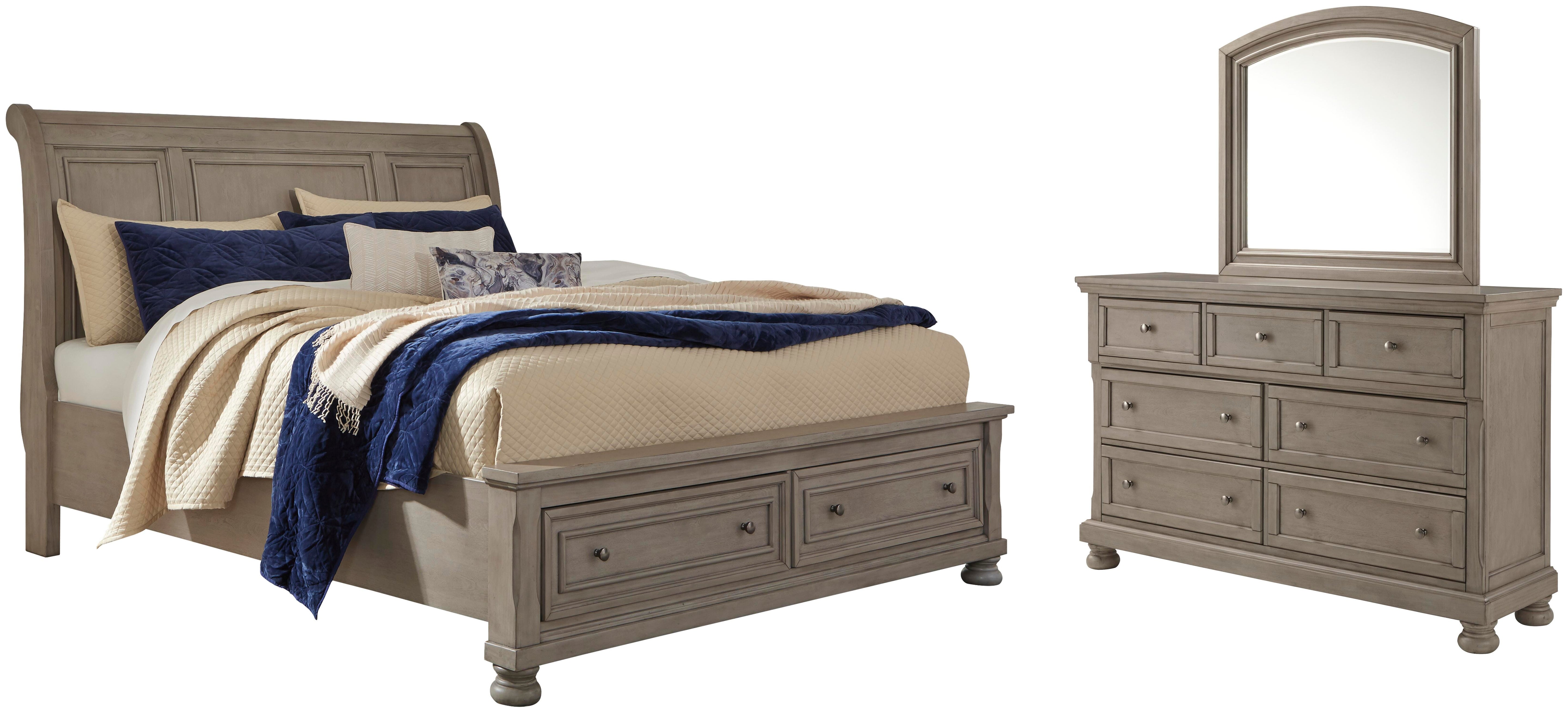 Lettner Sleigh Bed Bedroom Set