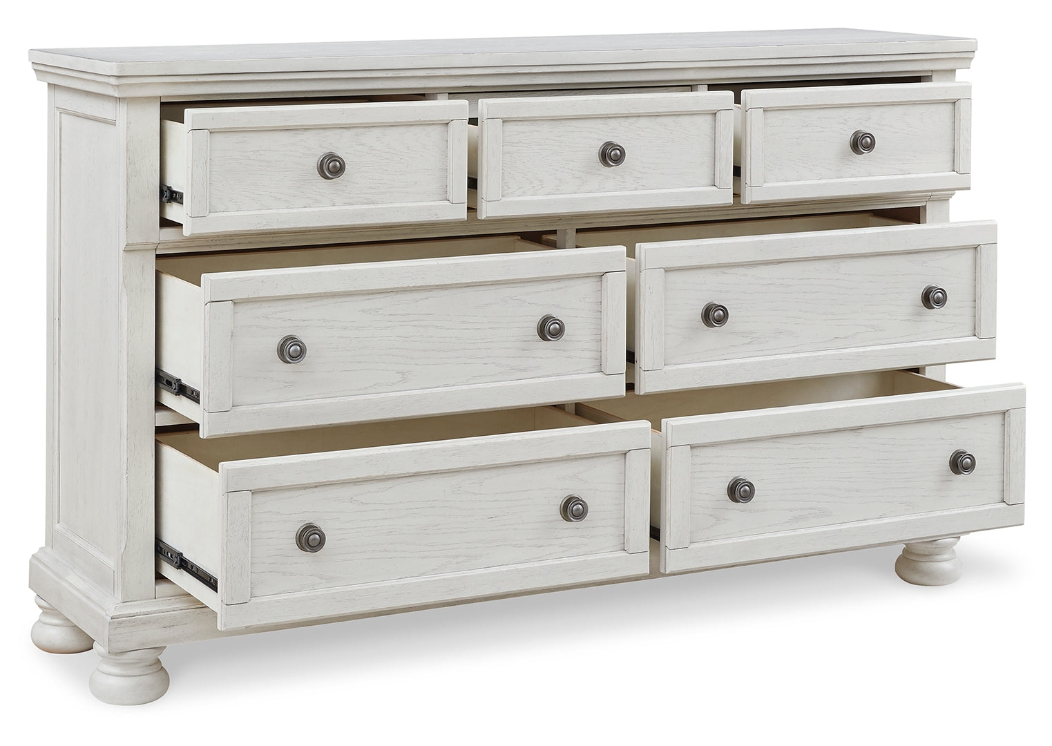 Robbinsdale White Panel Bedroom Set