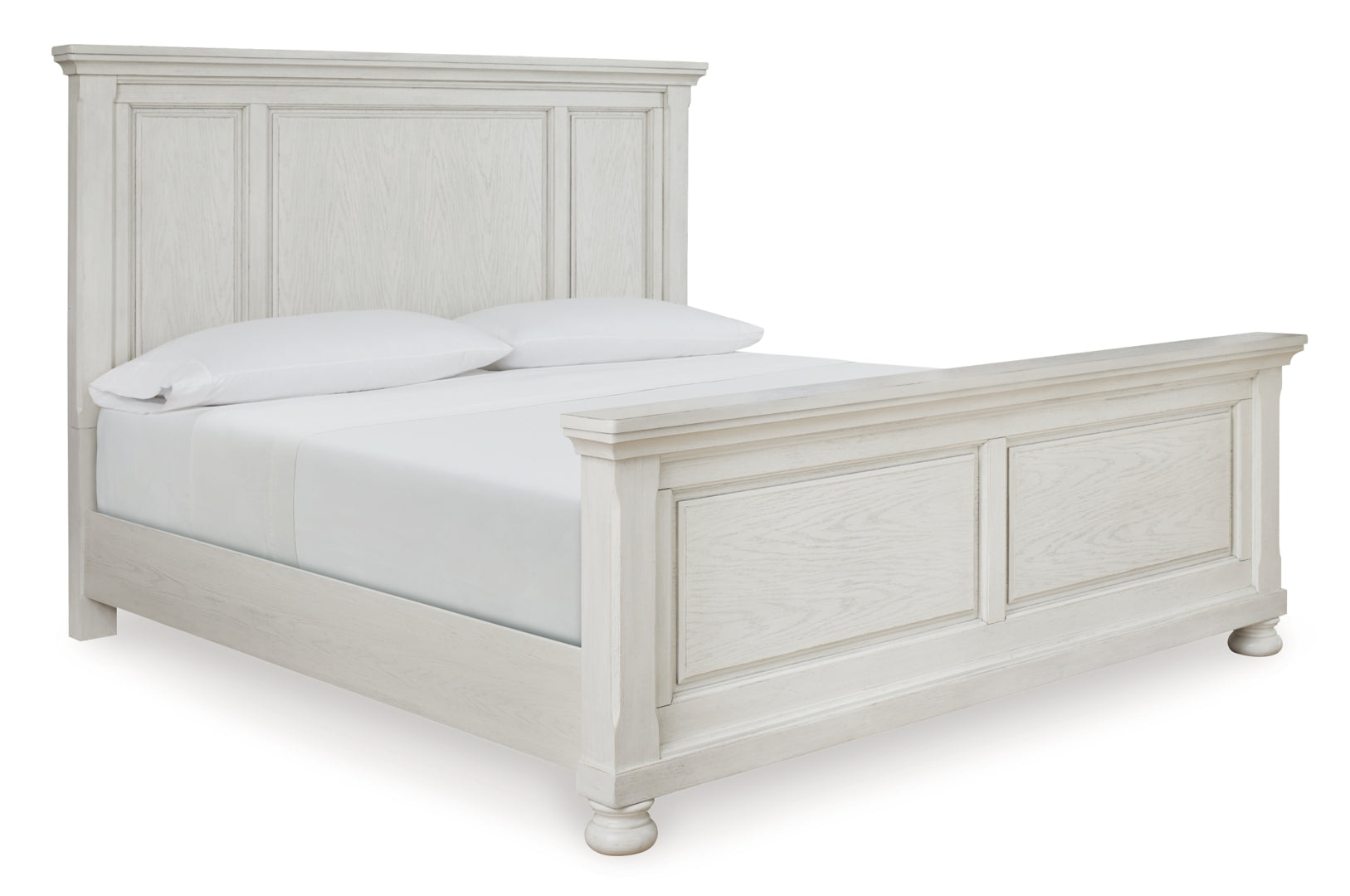 Robbinsdale White Panel Bedroom Set