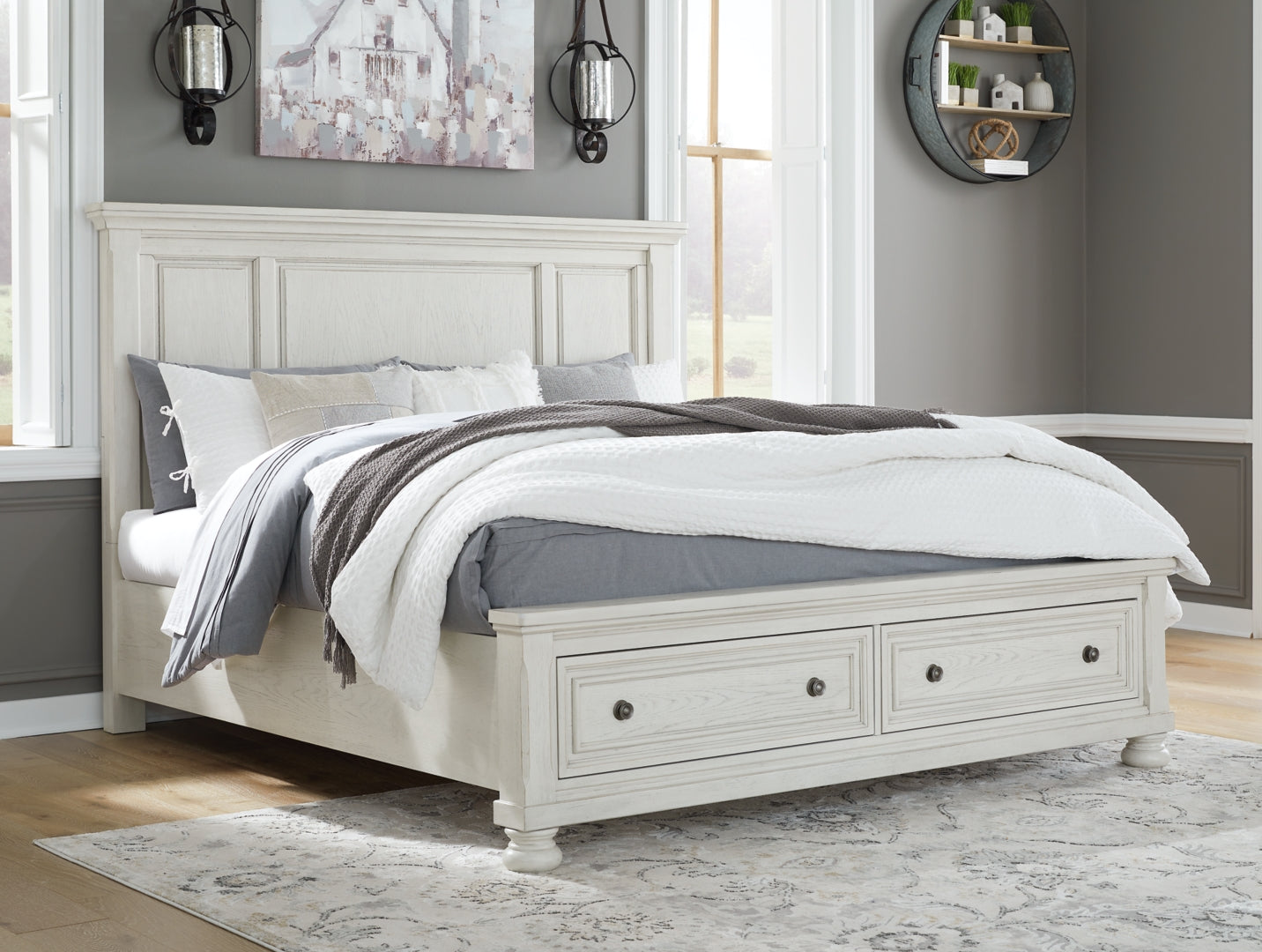 Robbinsdale Sleigh Bed with Storage