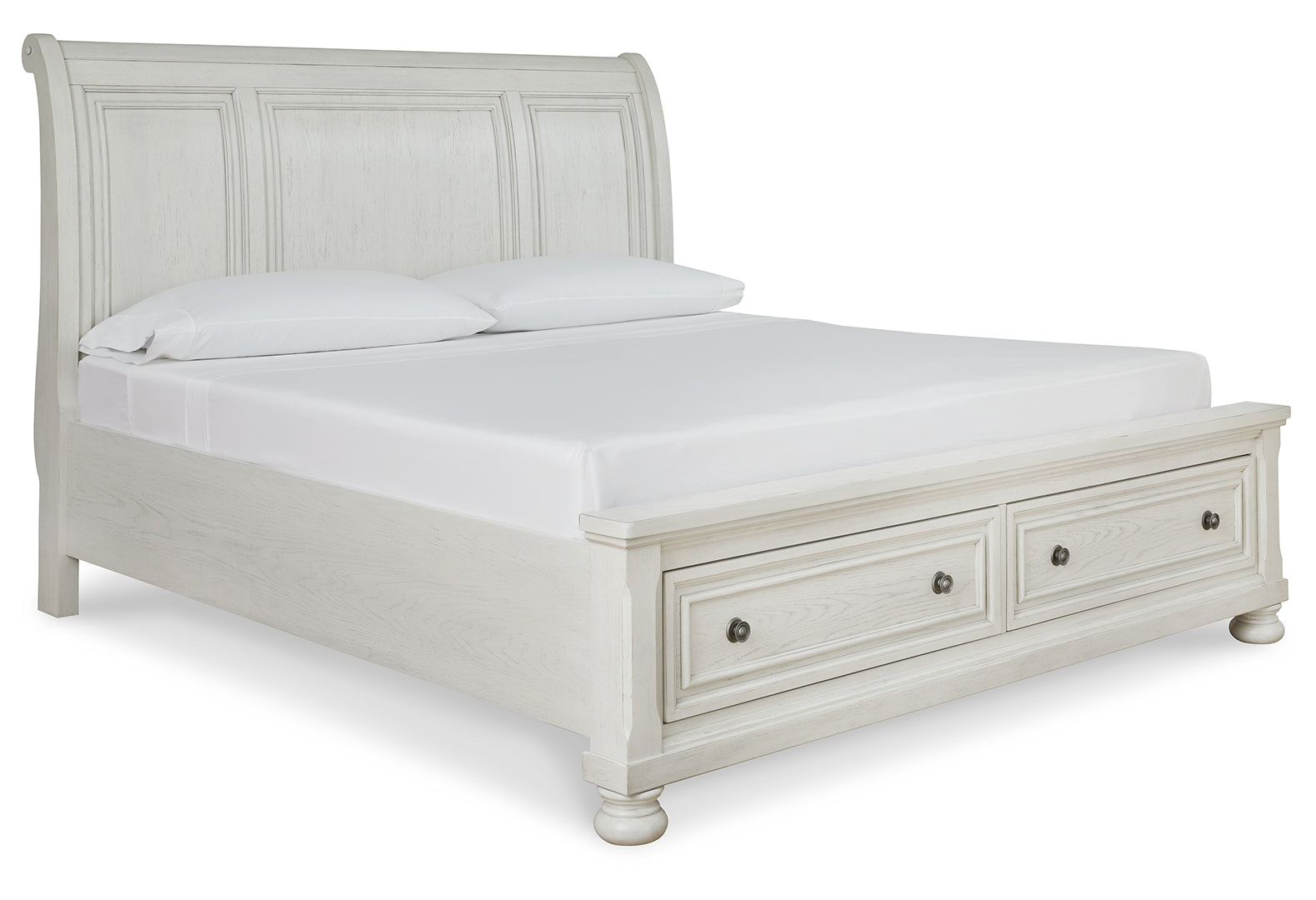 Robbinsdale White Panel Bedroom Set