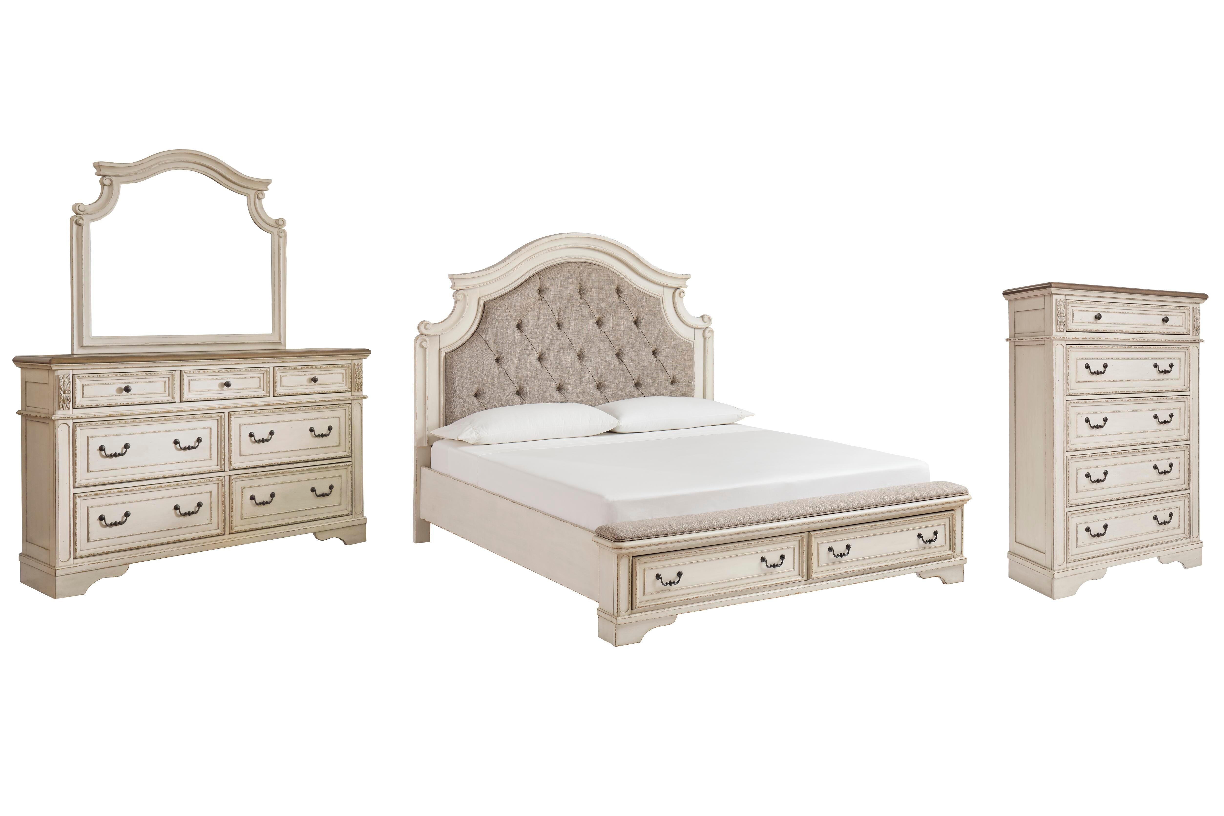 Realyn Upholstered Bed Bedroom Set