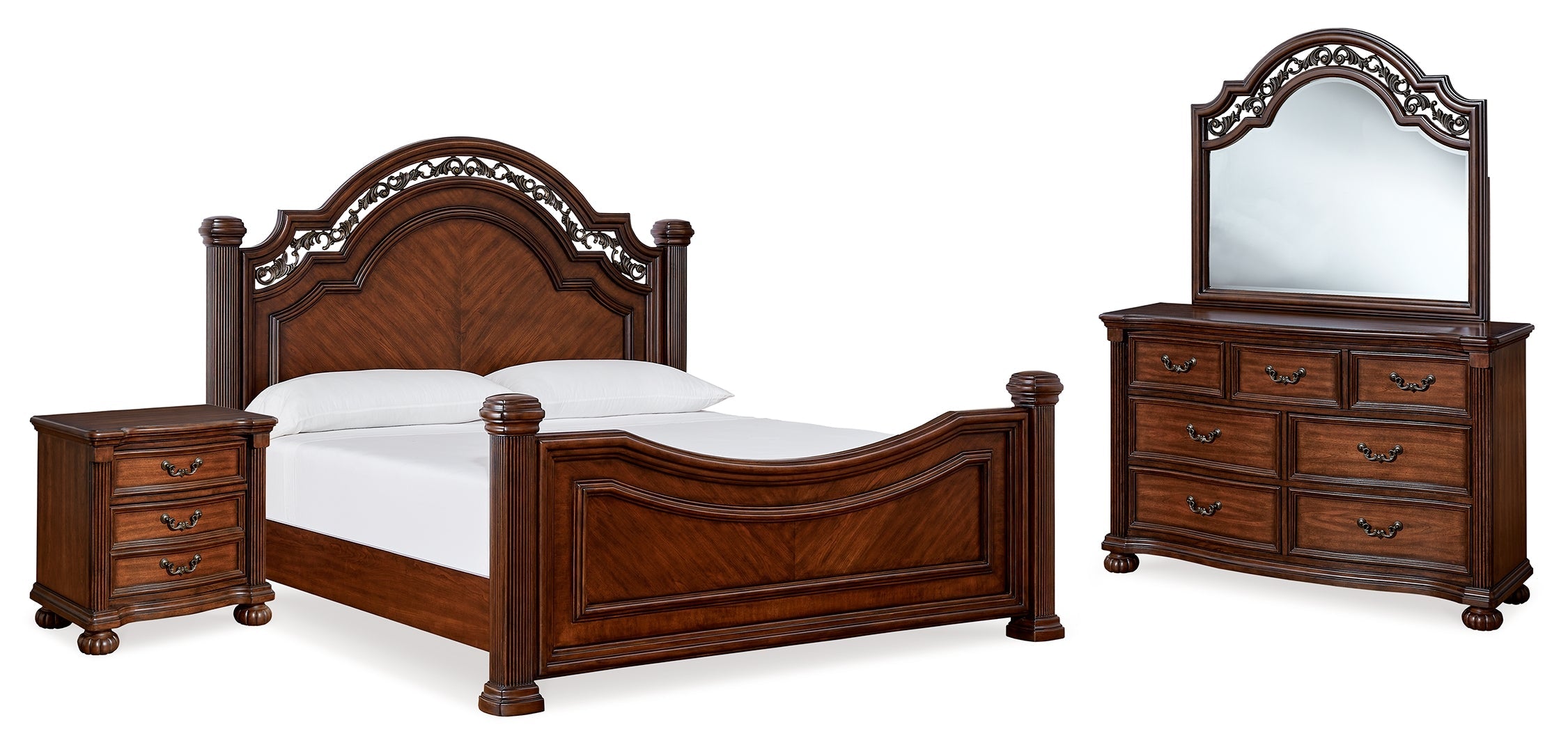 Lavinton Brown Poster Bedroom Set