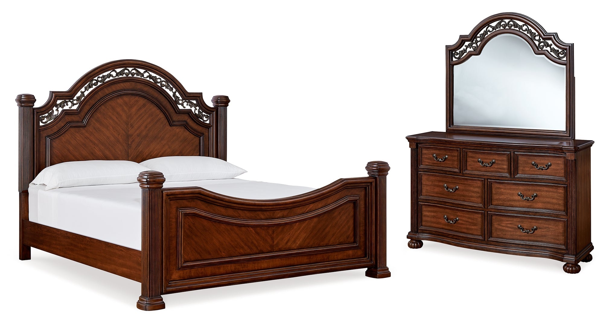 Lavinton Brown Poster Bedroom Set