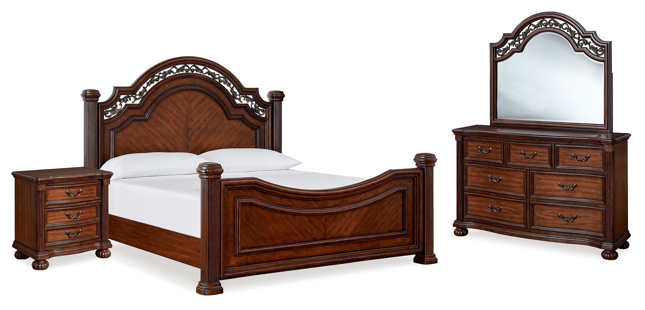 Lavinton Brown Poster Bedroom Set