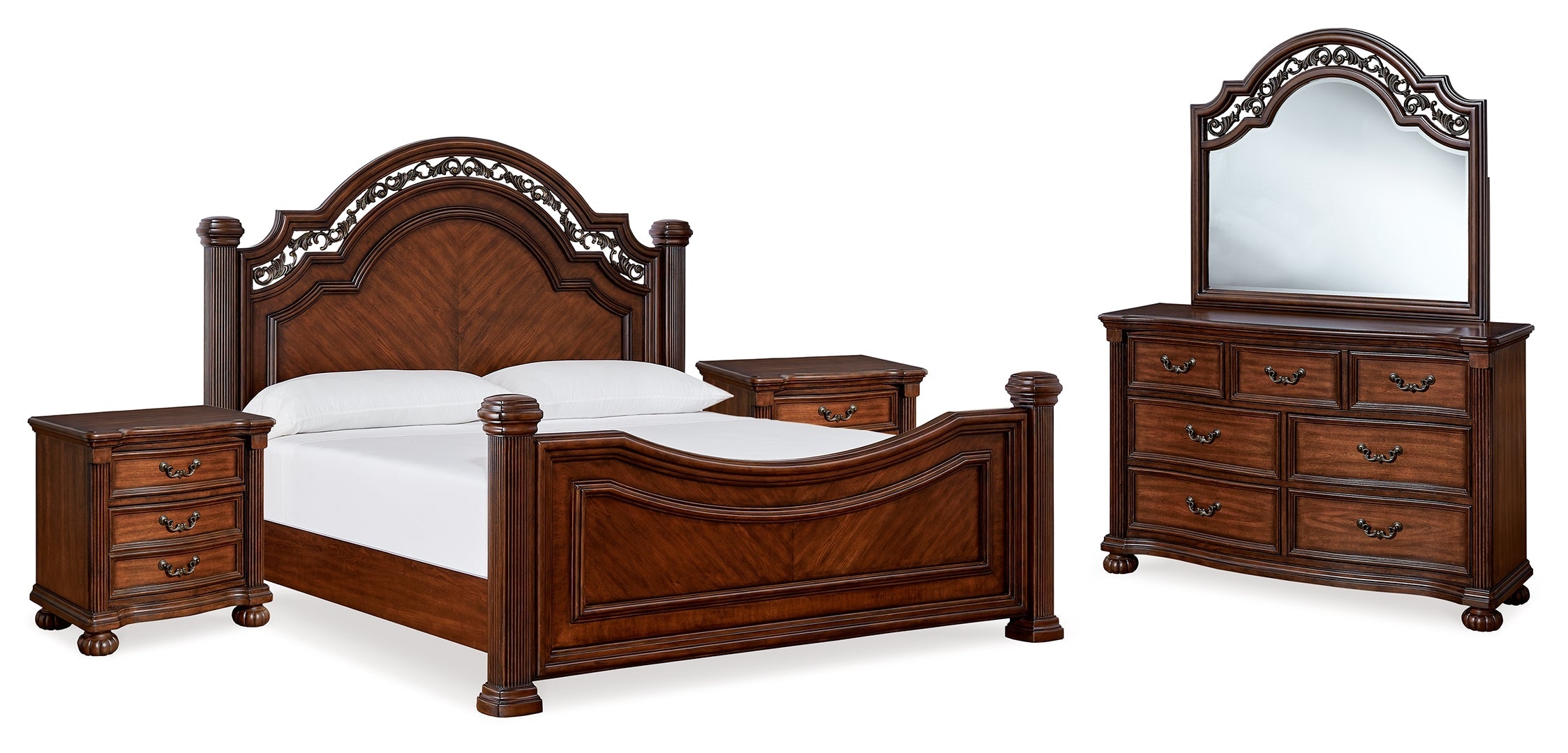 Lavinton Brown Poster Bedroom Set