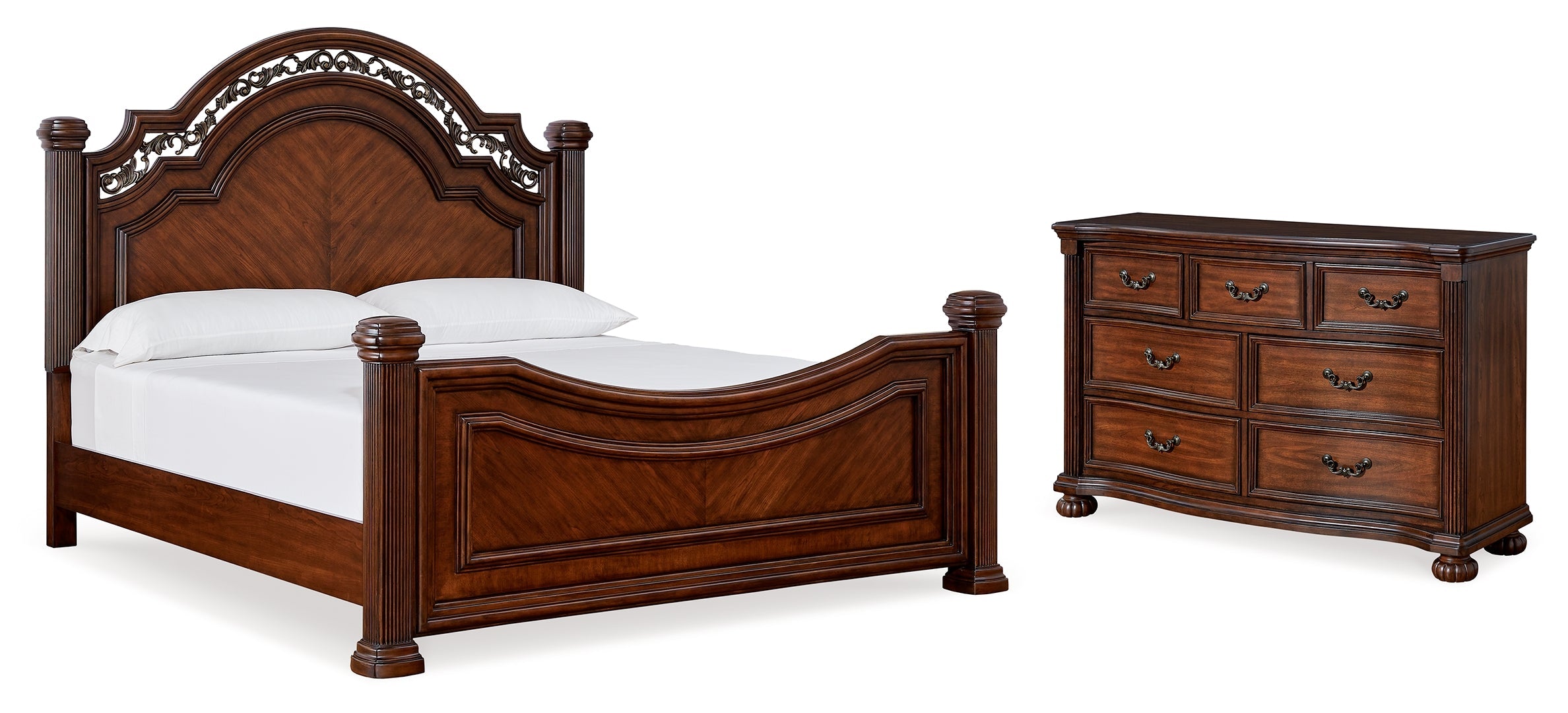 Lavinton Brown Poster Bedroom Set