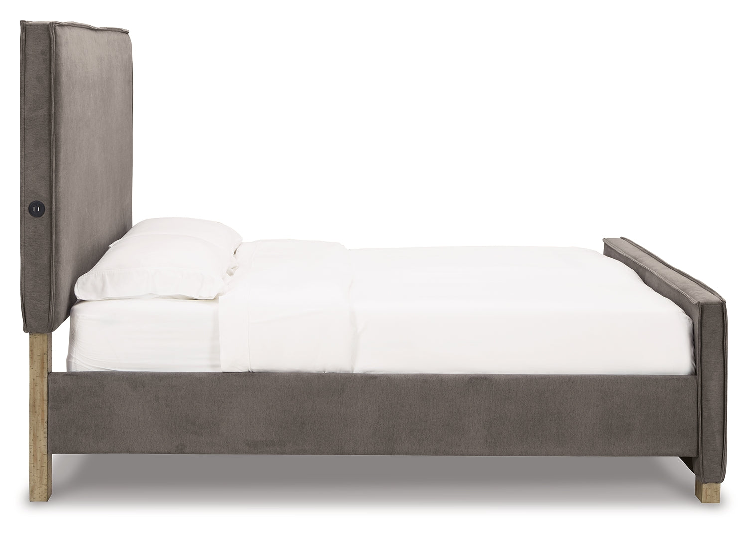 Krystanza Upholstered Panel Bed