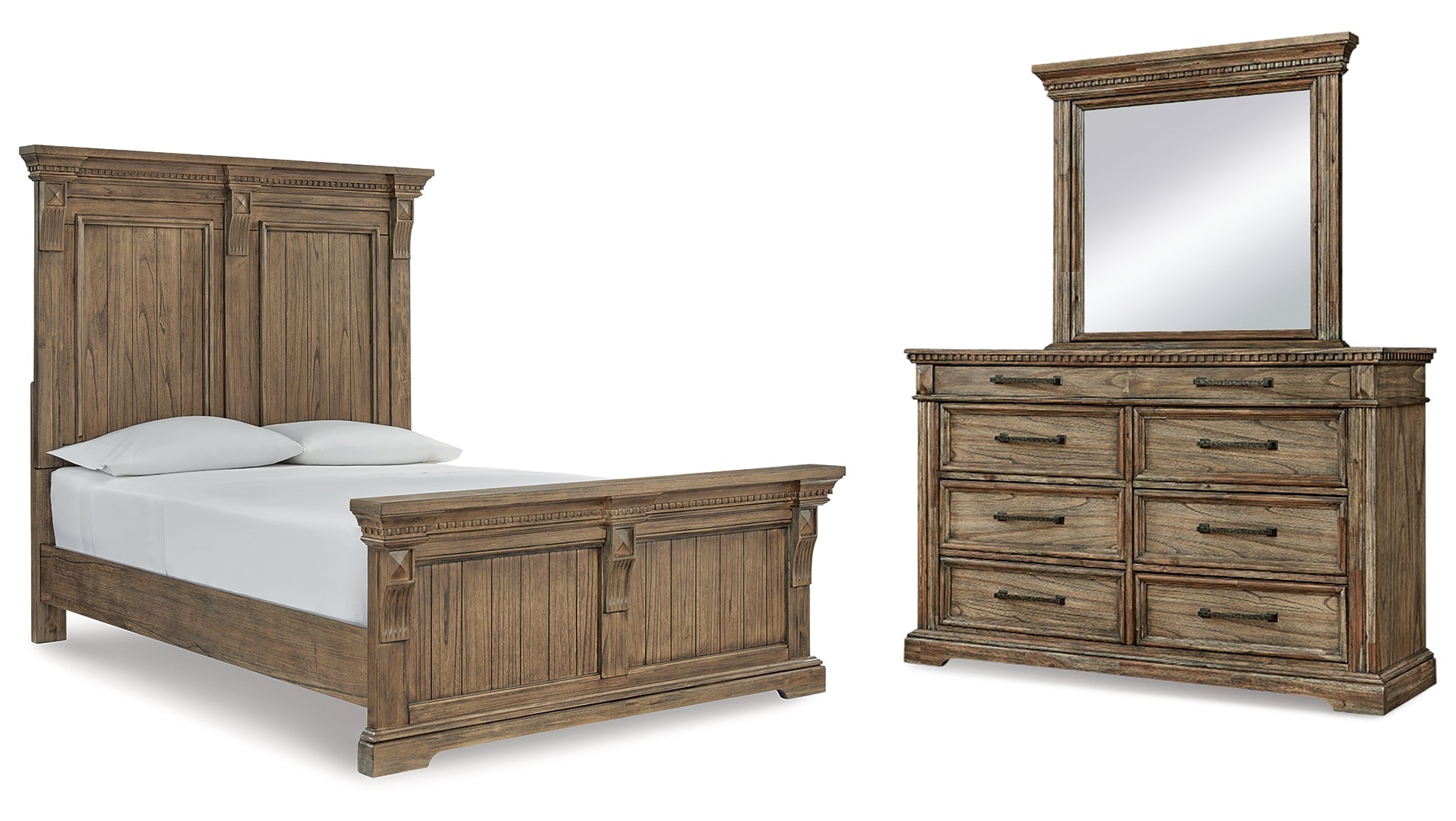 Markenburg Grey Panel Bedroom Set