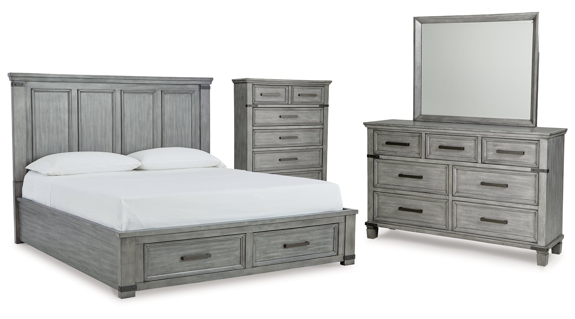 Russelyn California King Storage Bed with Dresser