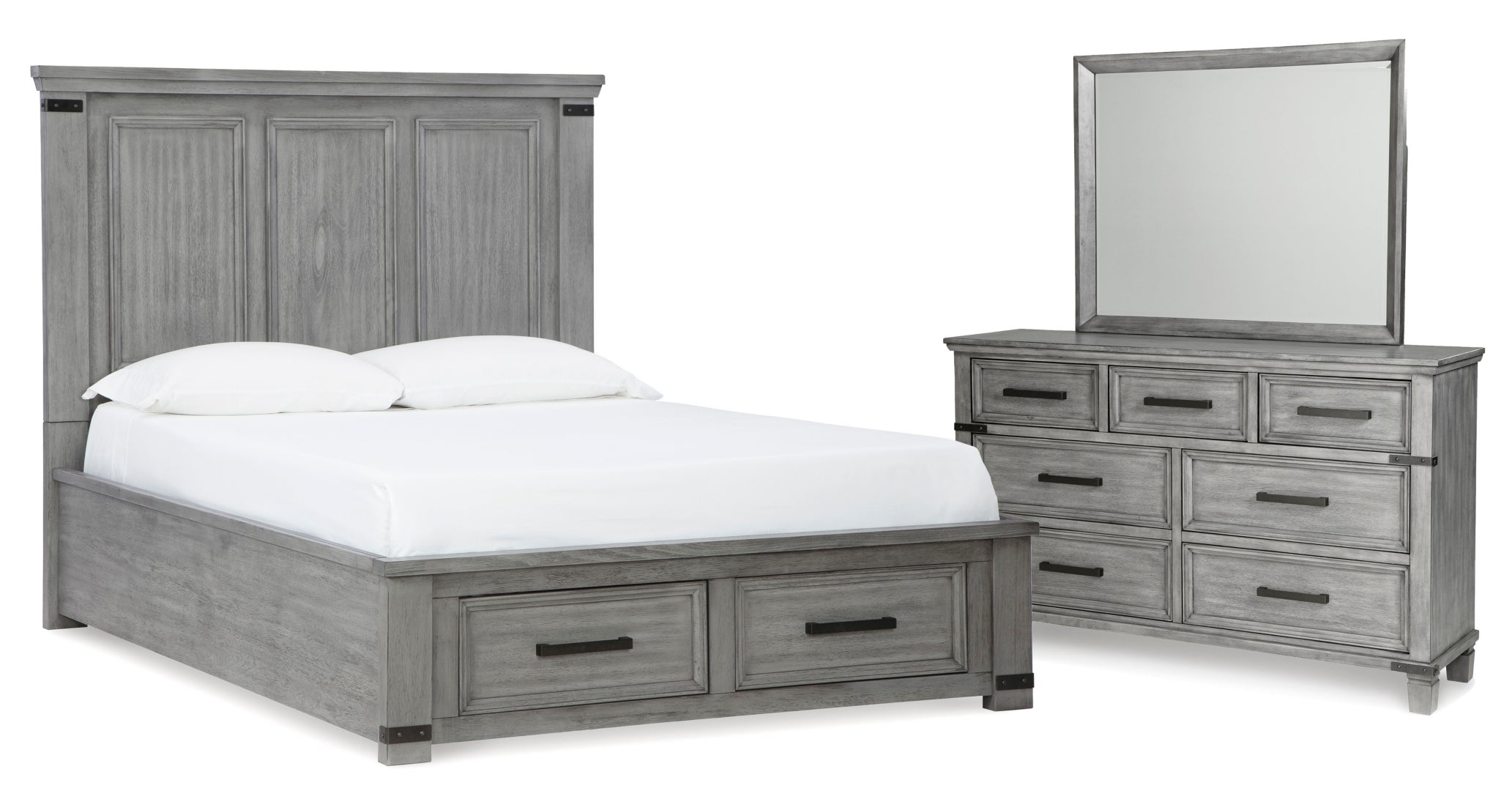 Russelyn California King Storage Bed with Dresser