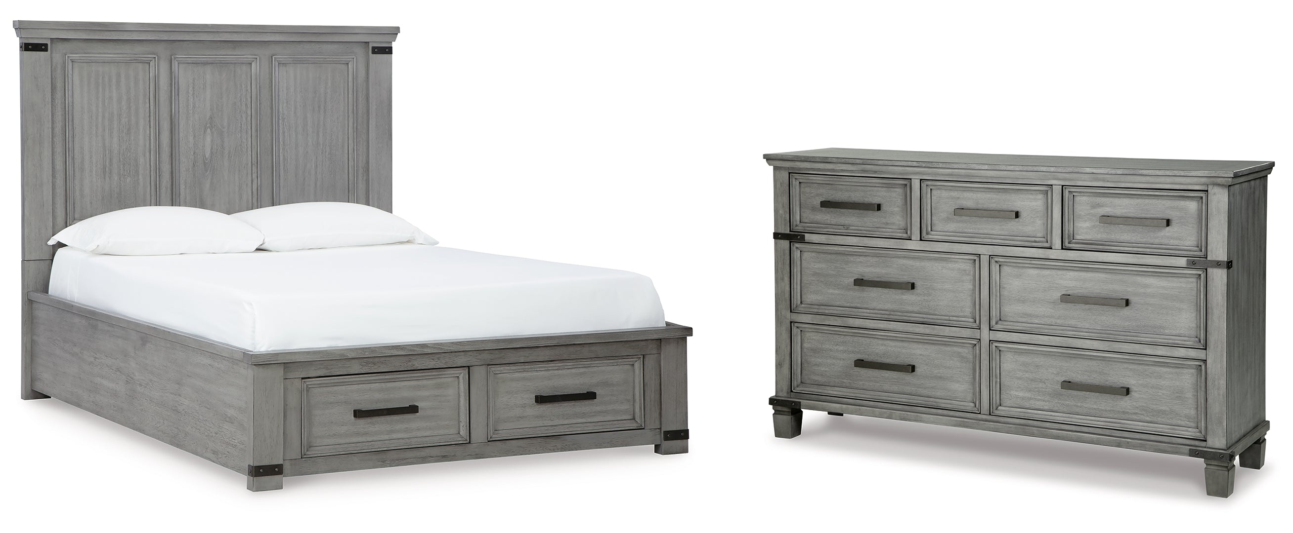 Russelyn California King Storage Bed with Dresser