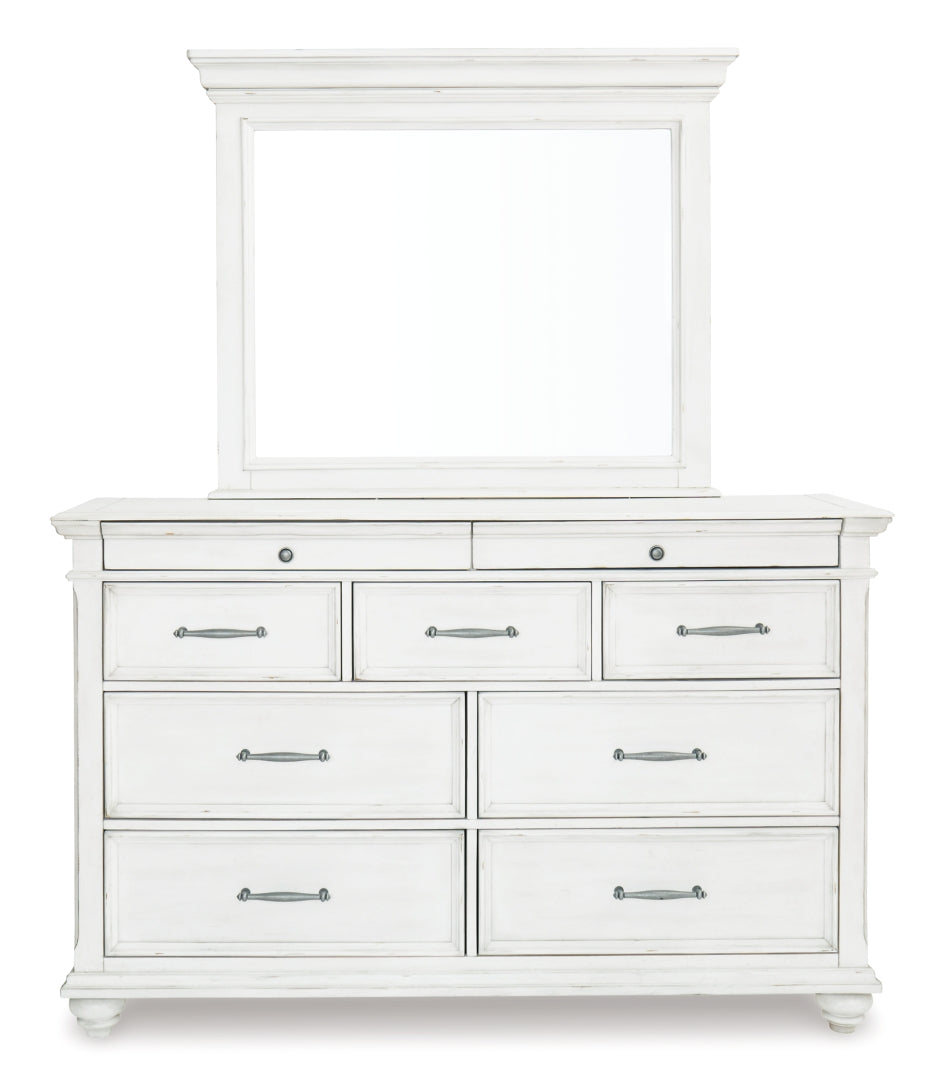 Kanwyn White Panel Bedroom Set