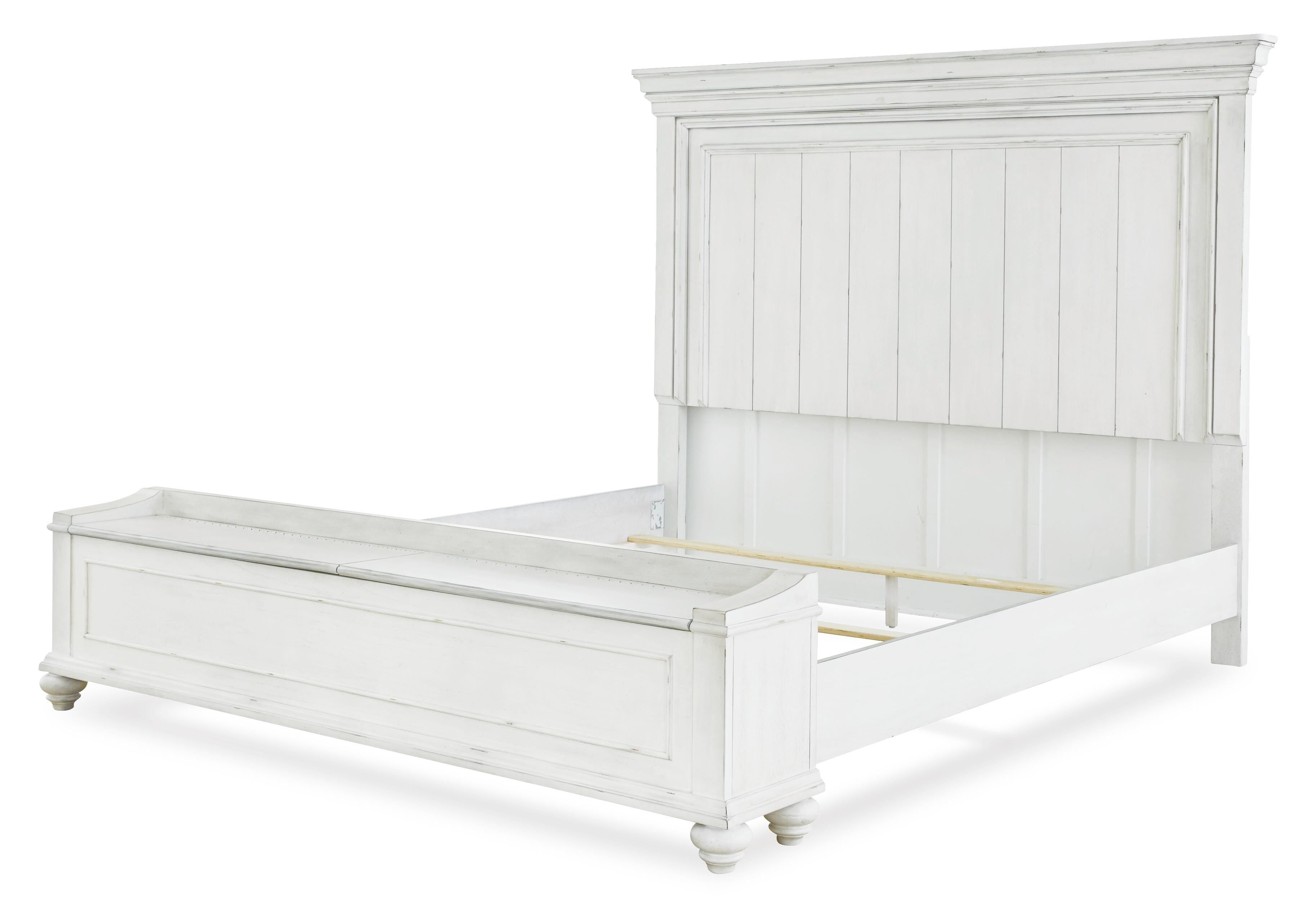 Kanwyn Panel Bed with Storage Bench