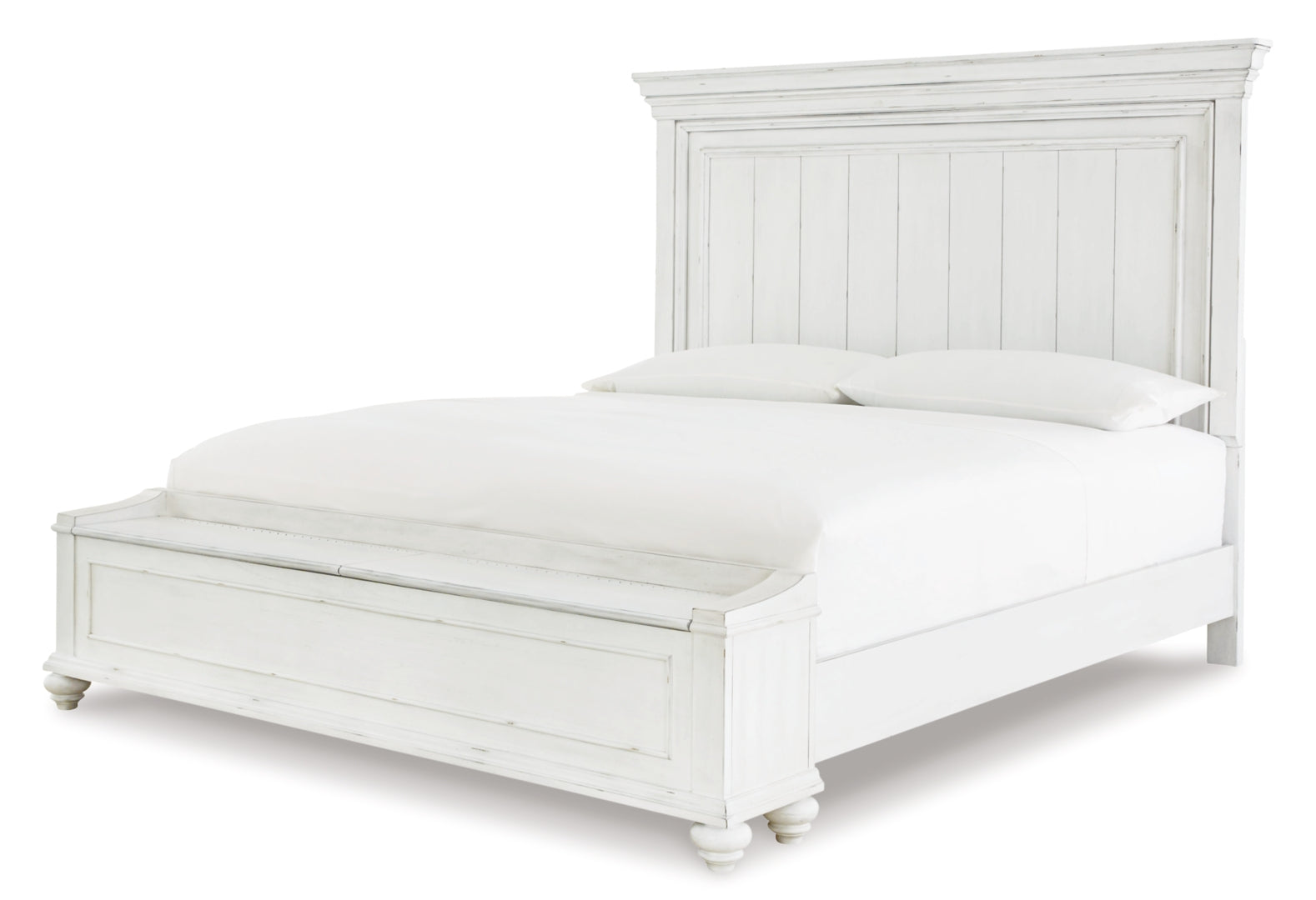 Kanwyn White Panel Bedroom Set