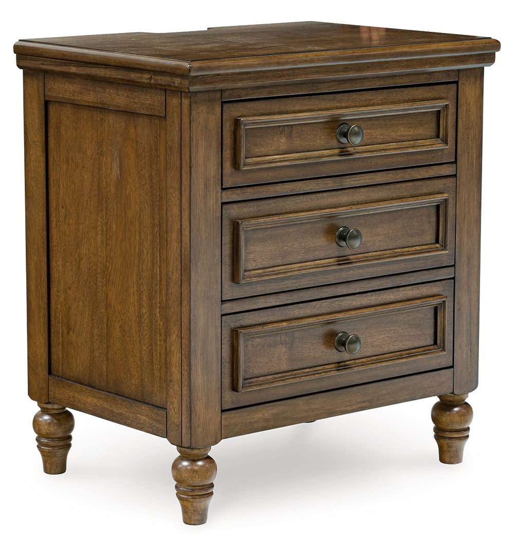 Sturlayne Three Drawer Night Stand