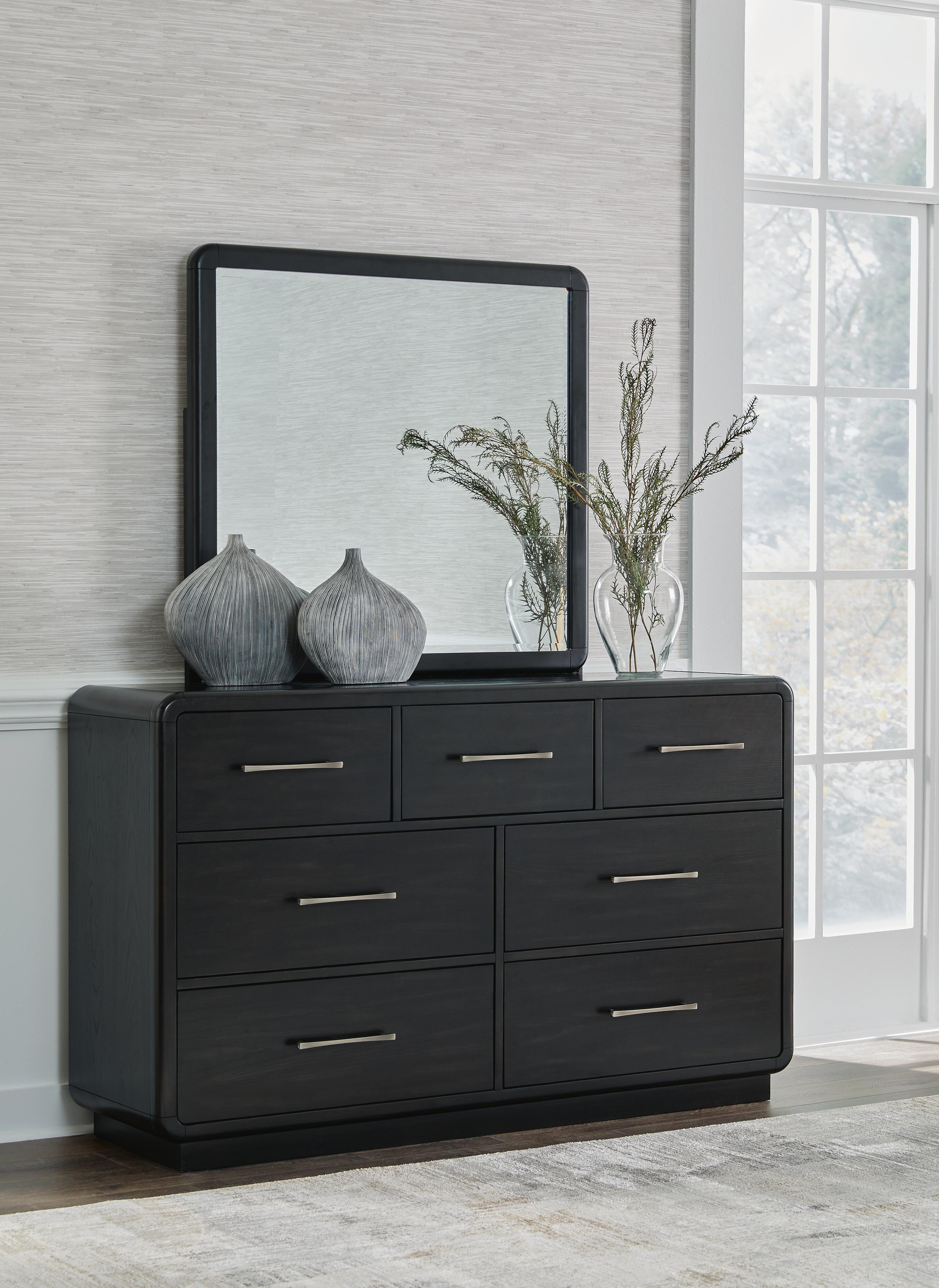 Rowanbeck Upholstered Panel Bed Bedroom Set