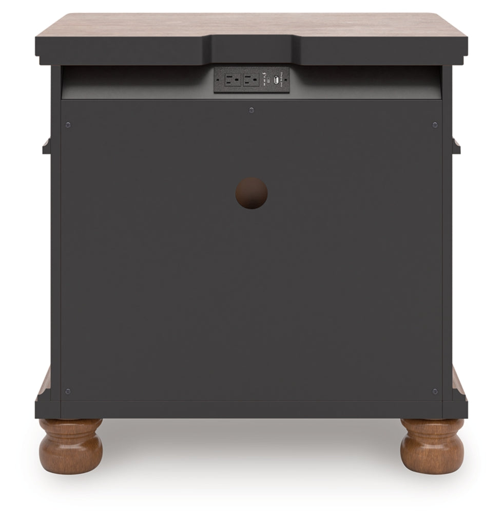 Chadworth Three Drawer Night Stand