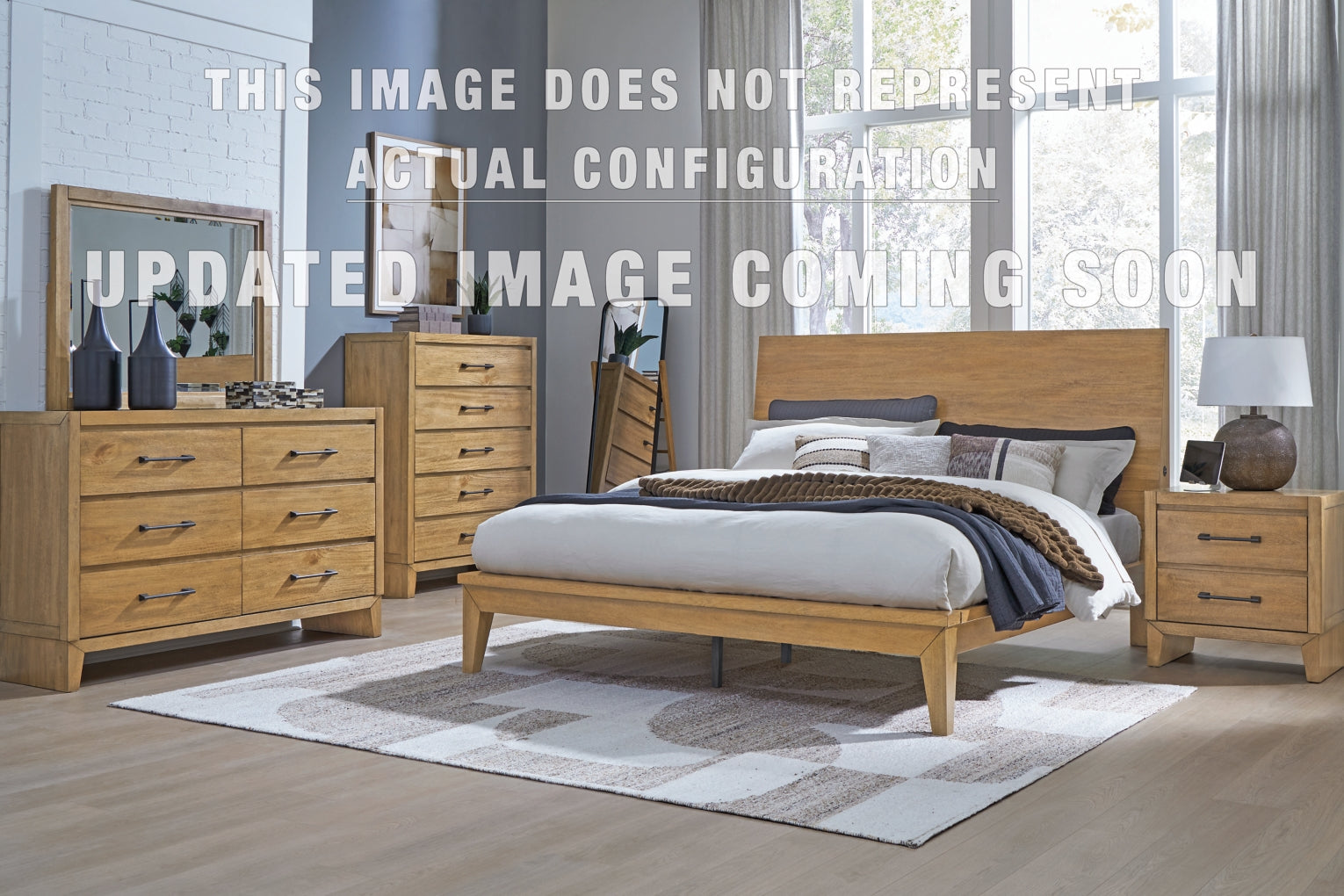 Sherbana Panel Bed Bedroom Set