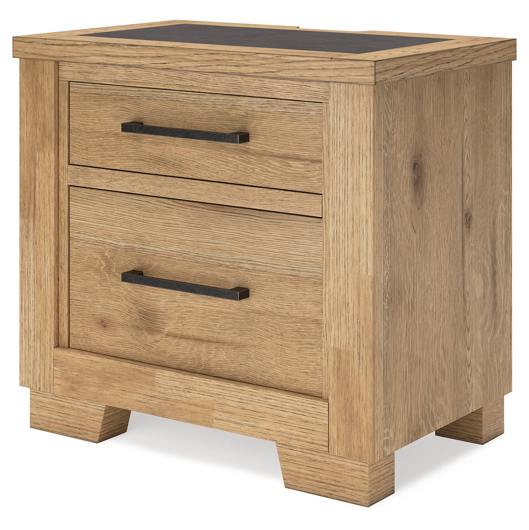 Galliden Two Drawer Night Stand